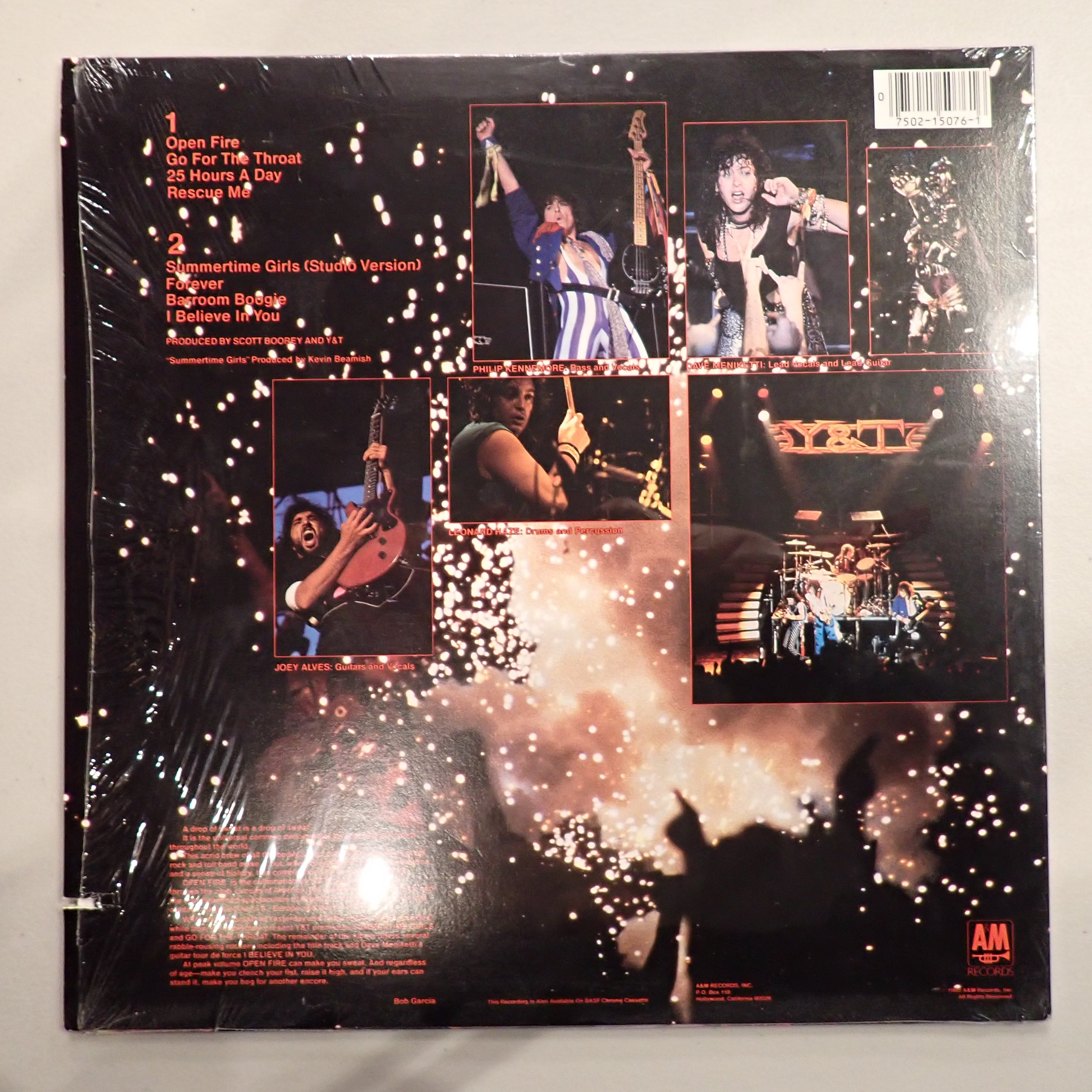 Y & T ‎– Open Fire