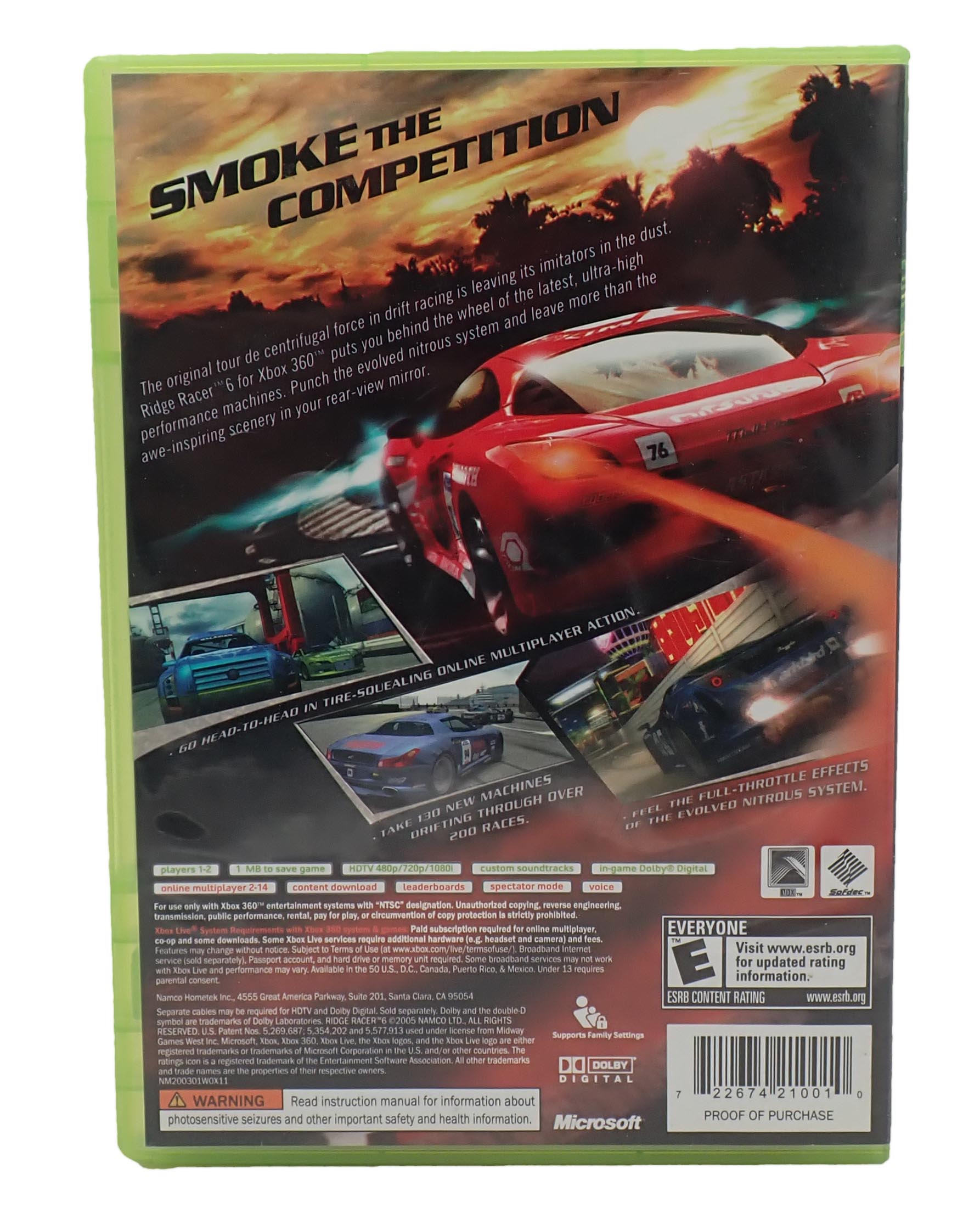 Ridge Racer 6 - Xbox 360