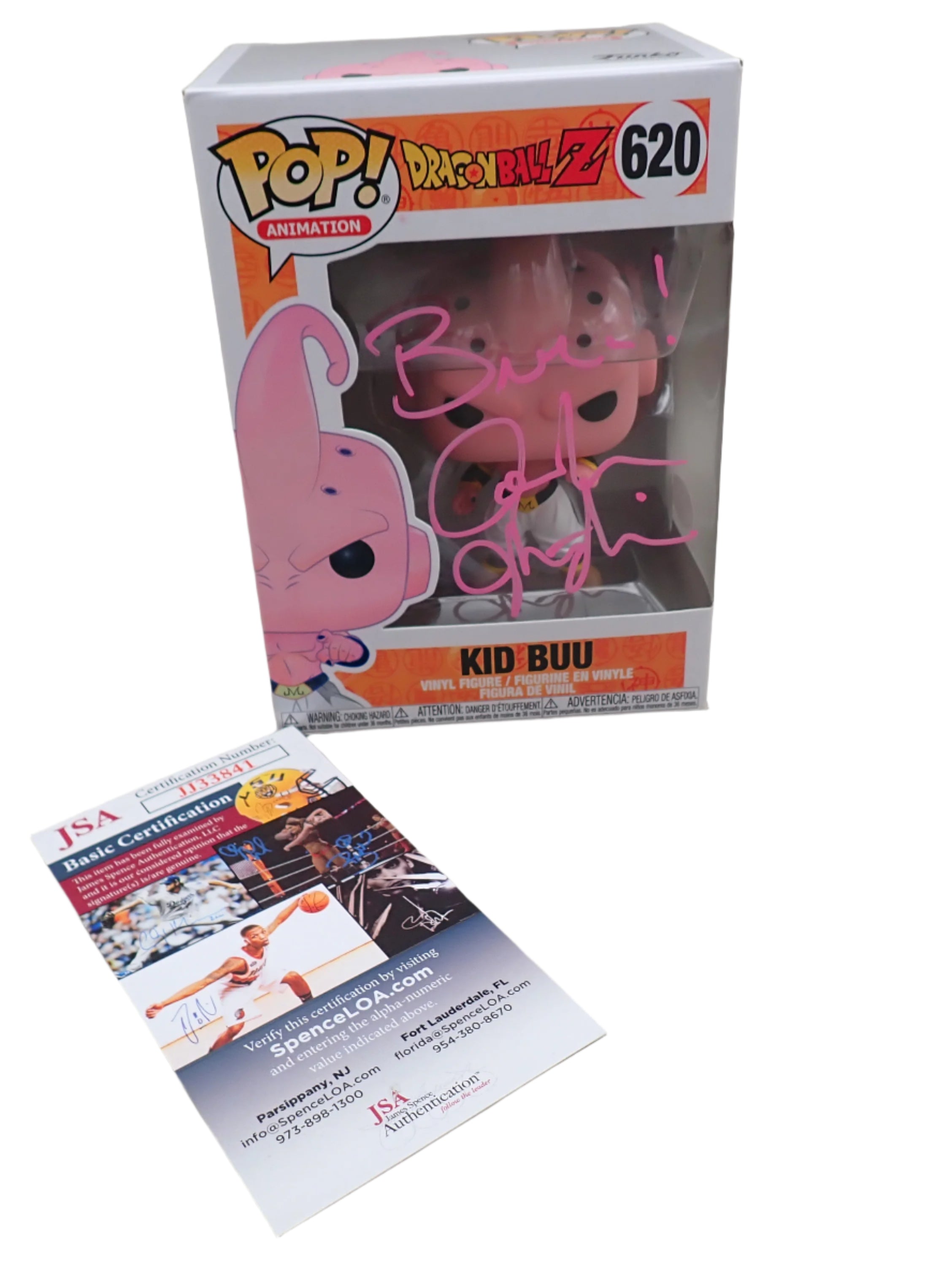 Kid Buu (Signed by Josh Martin) - POP! #620 – Infinity Flux