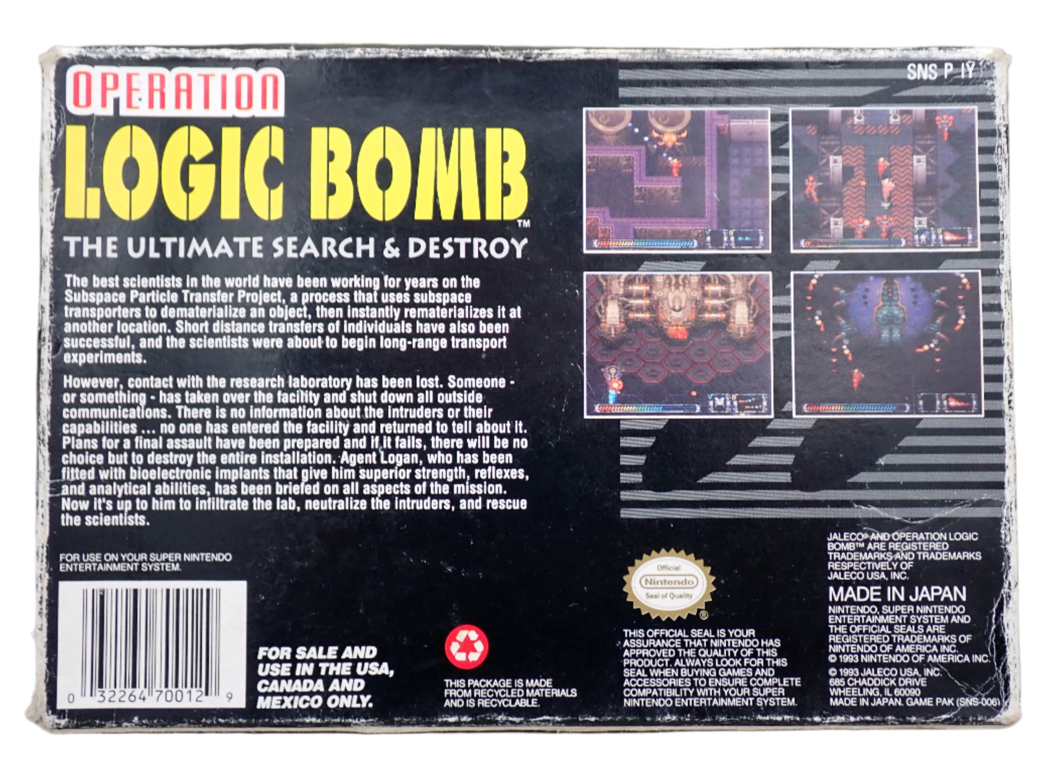Operation Logic Bomb - SNES