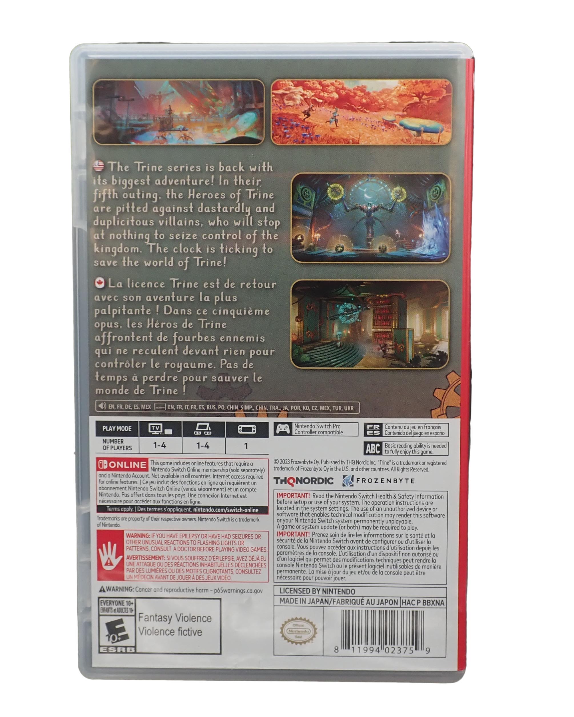 Trine 5: A Clockwork Conspiracy - Switch