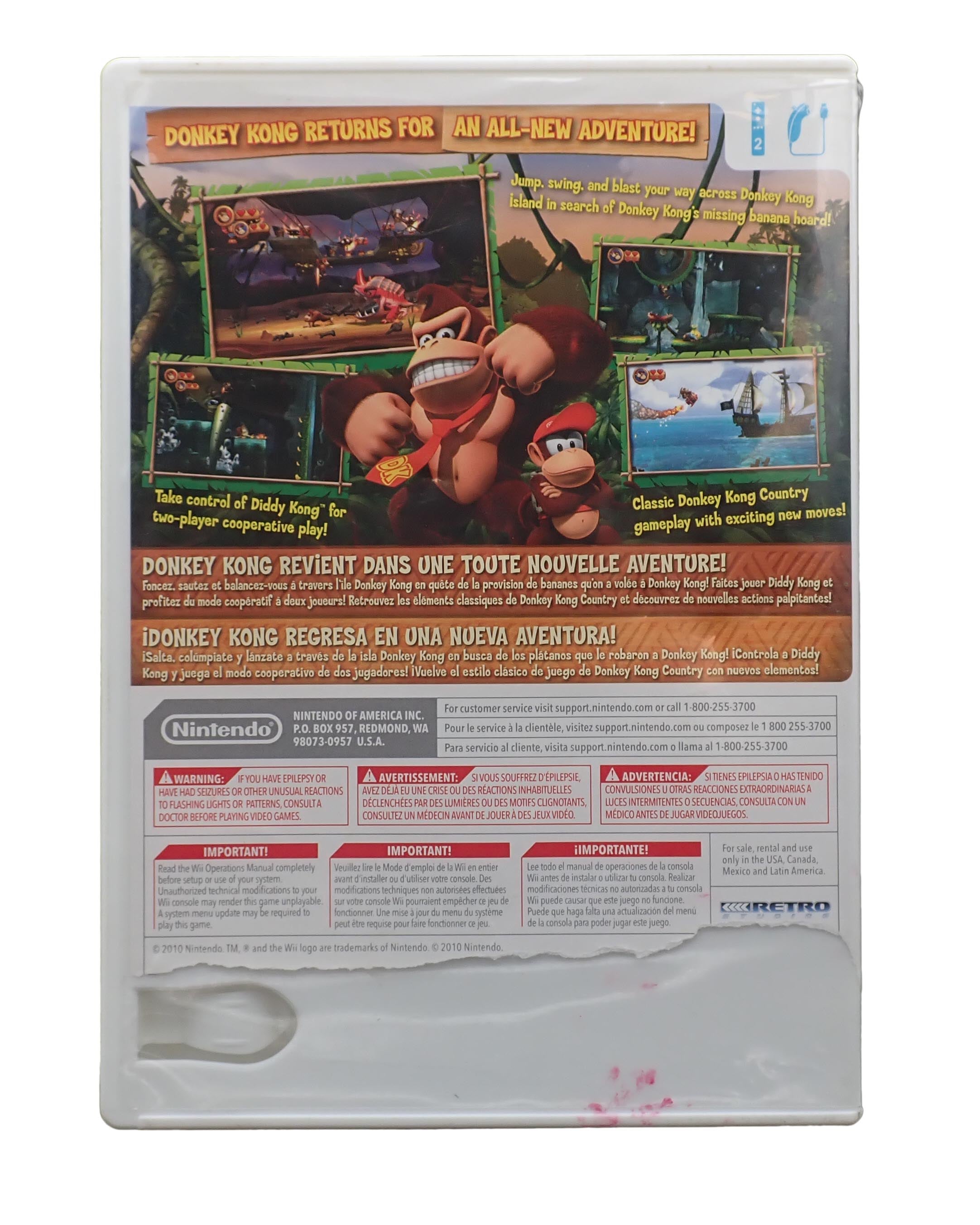 Donkey Kong Country Returns - Wii
