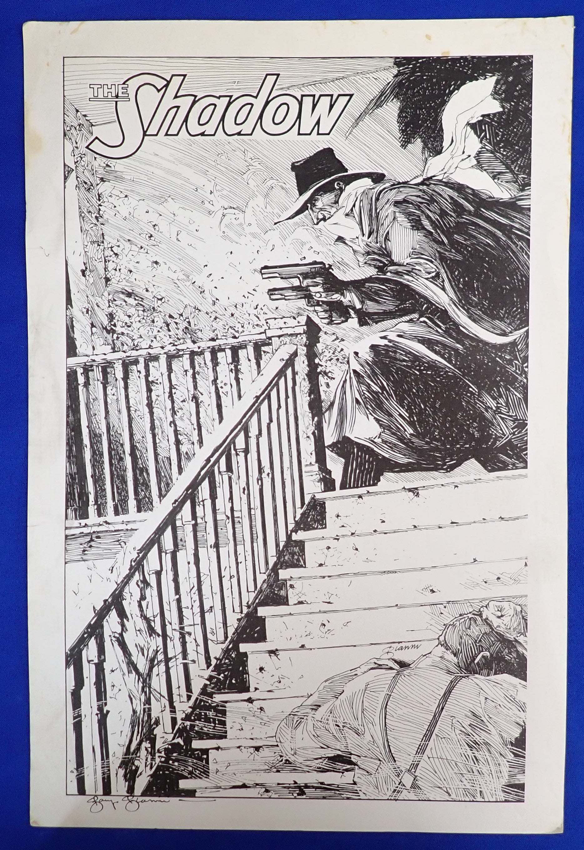 The Shadow: The Coils of Leviathan #1 Art Print - Signed by Artist Gary Gianni