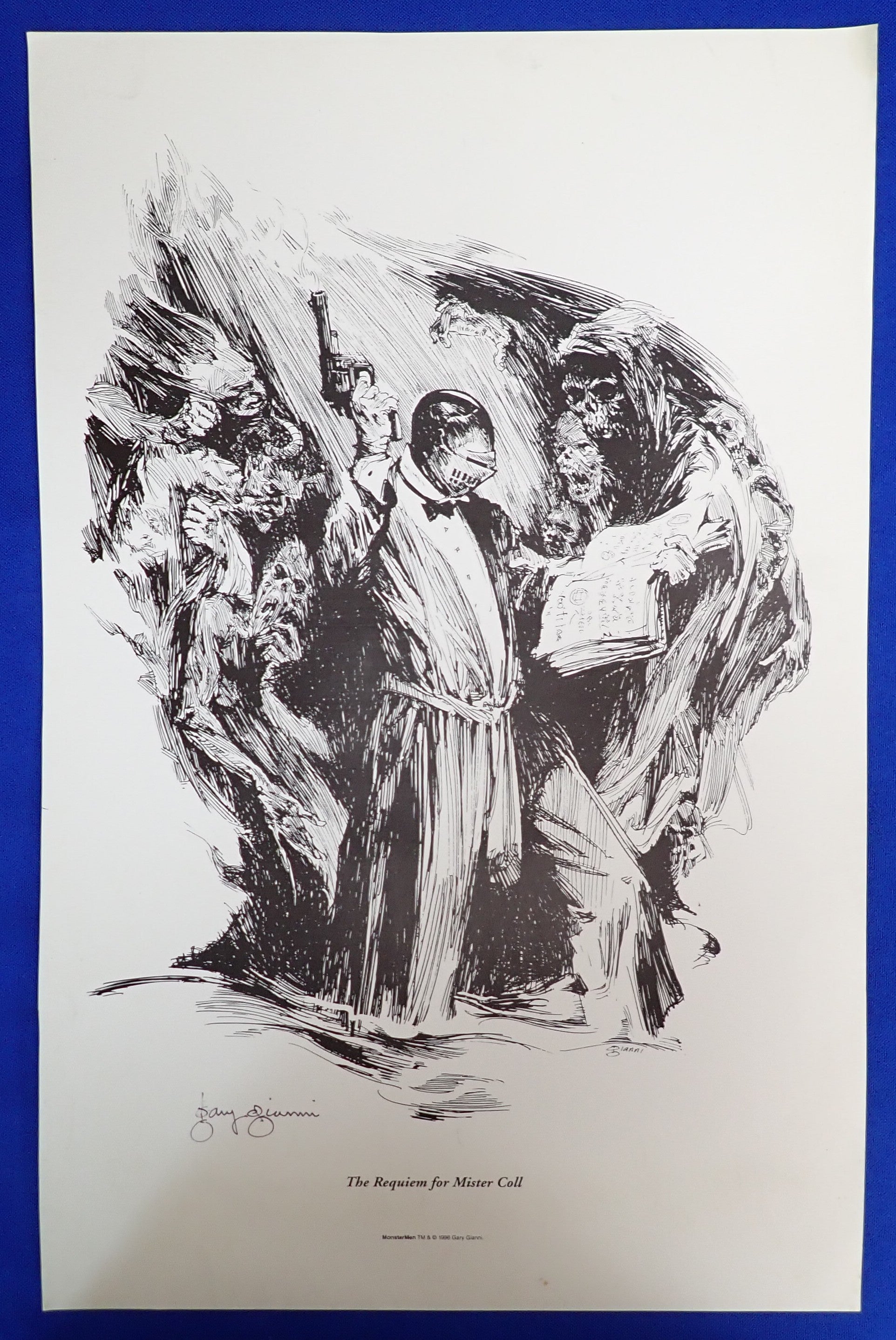 Monster Men Art Print - Signed by Artist Gary Gianni