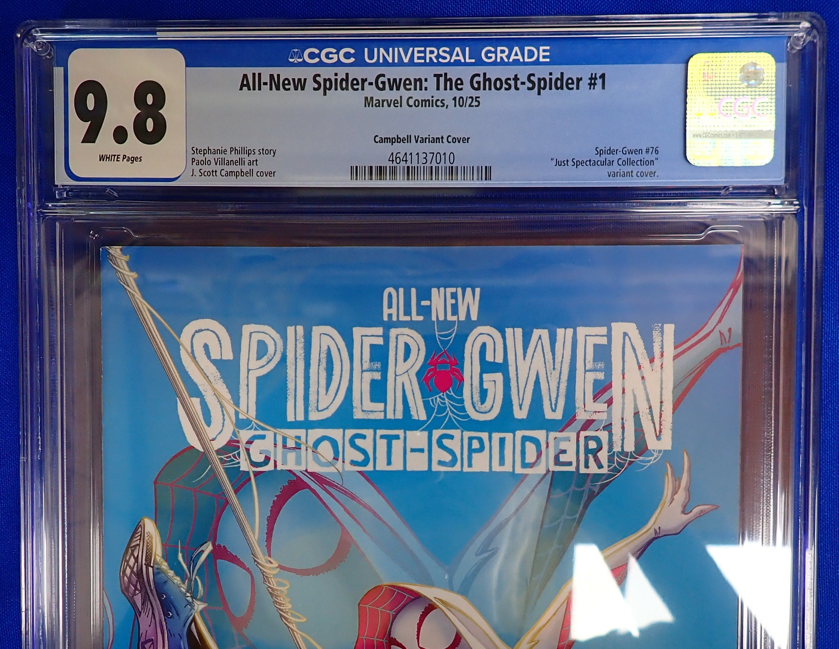 All-New Spider-Gwen: The Ghost Spider #1 (2025) - CGC 9.8 - JSC Campbell Variant Cover