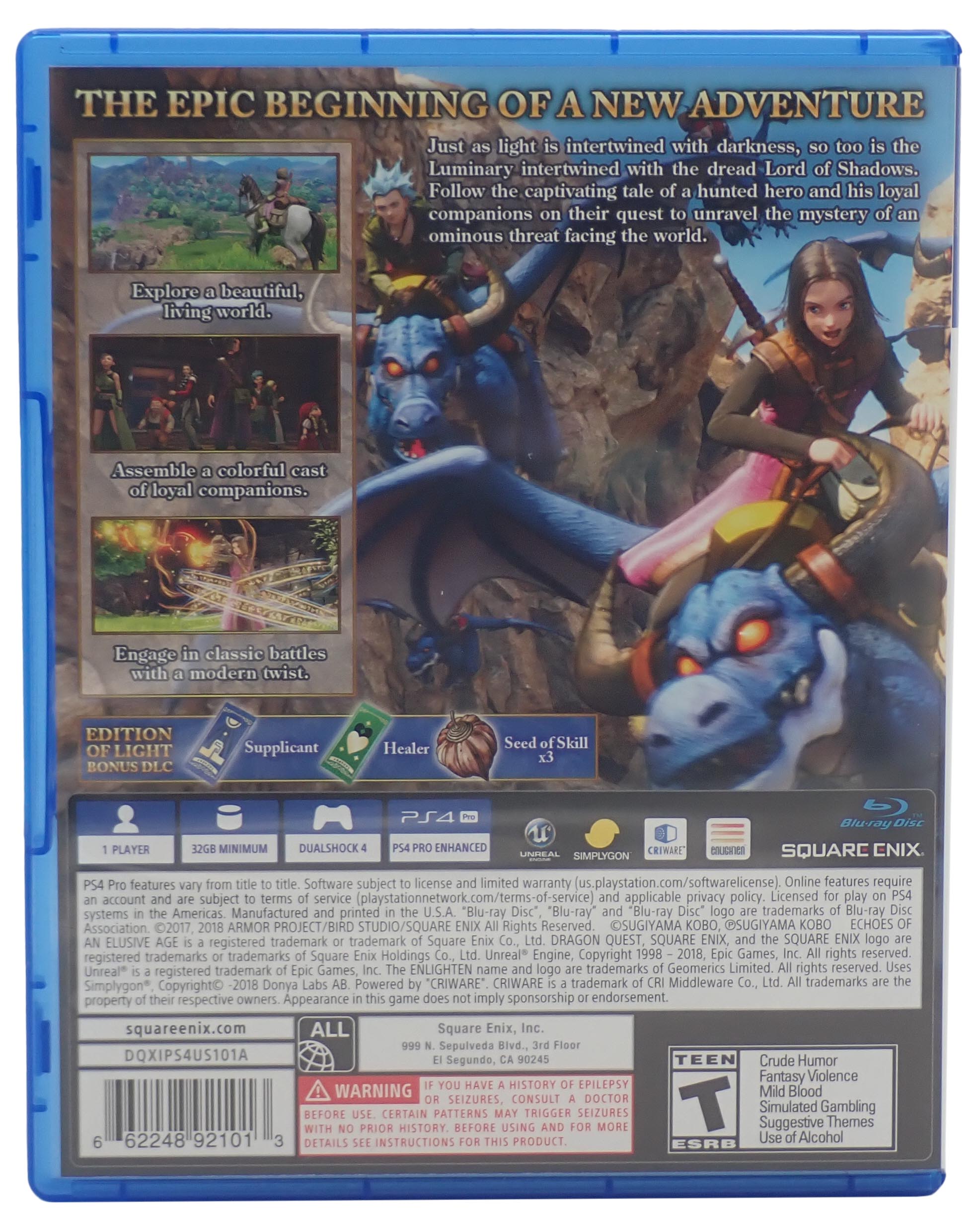 Dragon Quest XI Echoes of an Elusive Age - PS4