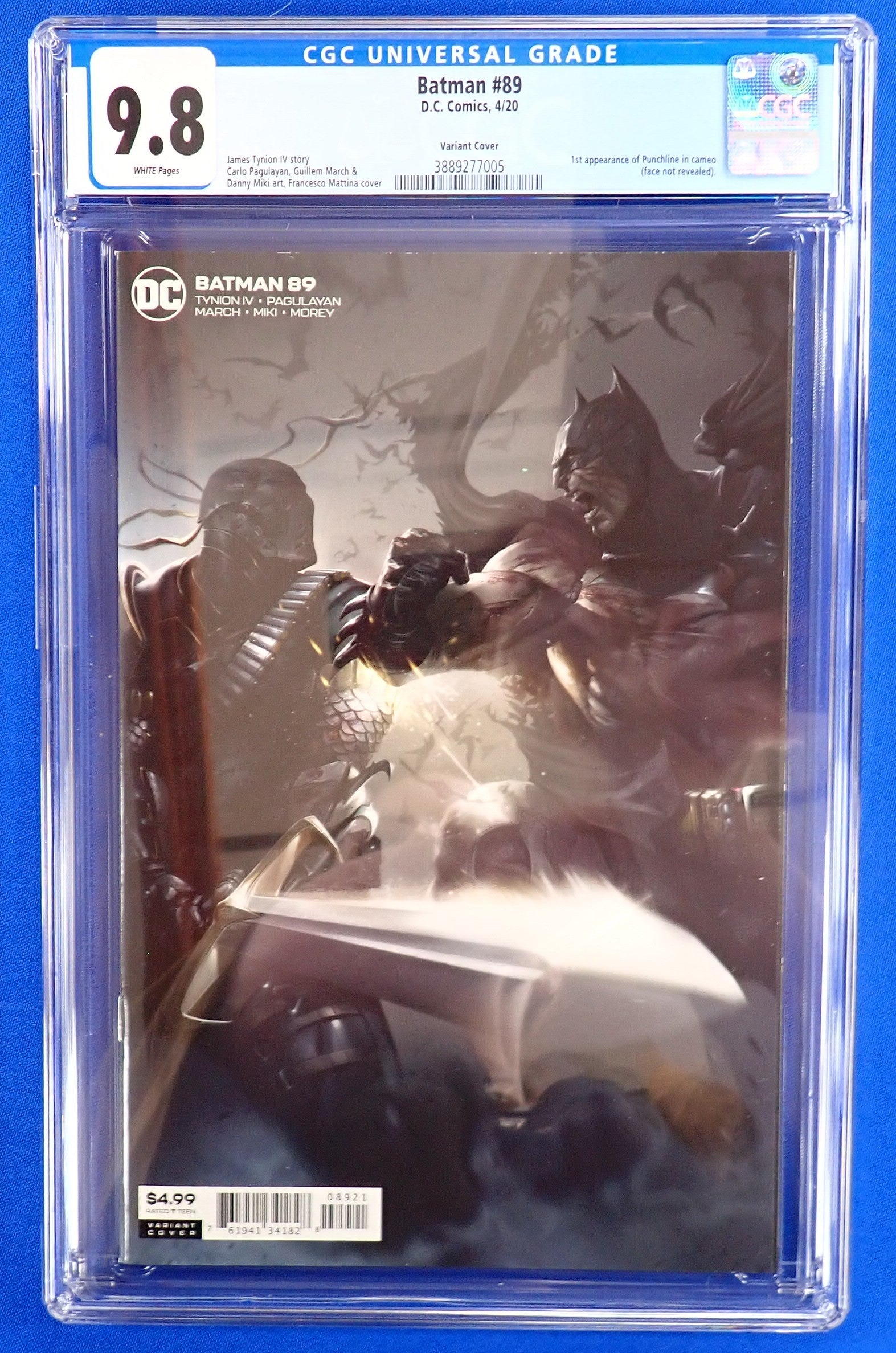 Batman #89 (2020) - CGC 9.8 - 1st Cameo Punchline - Mattina Variant
