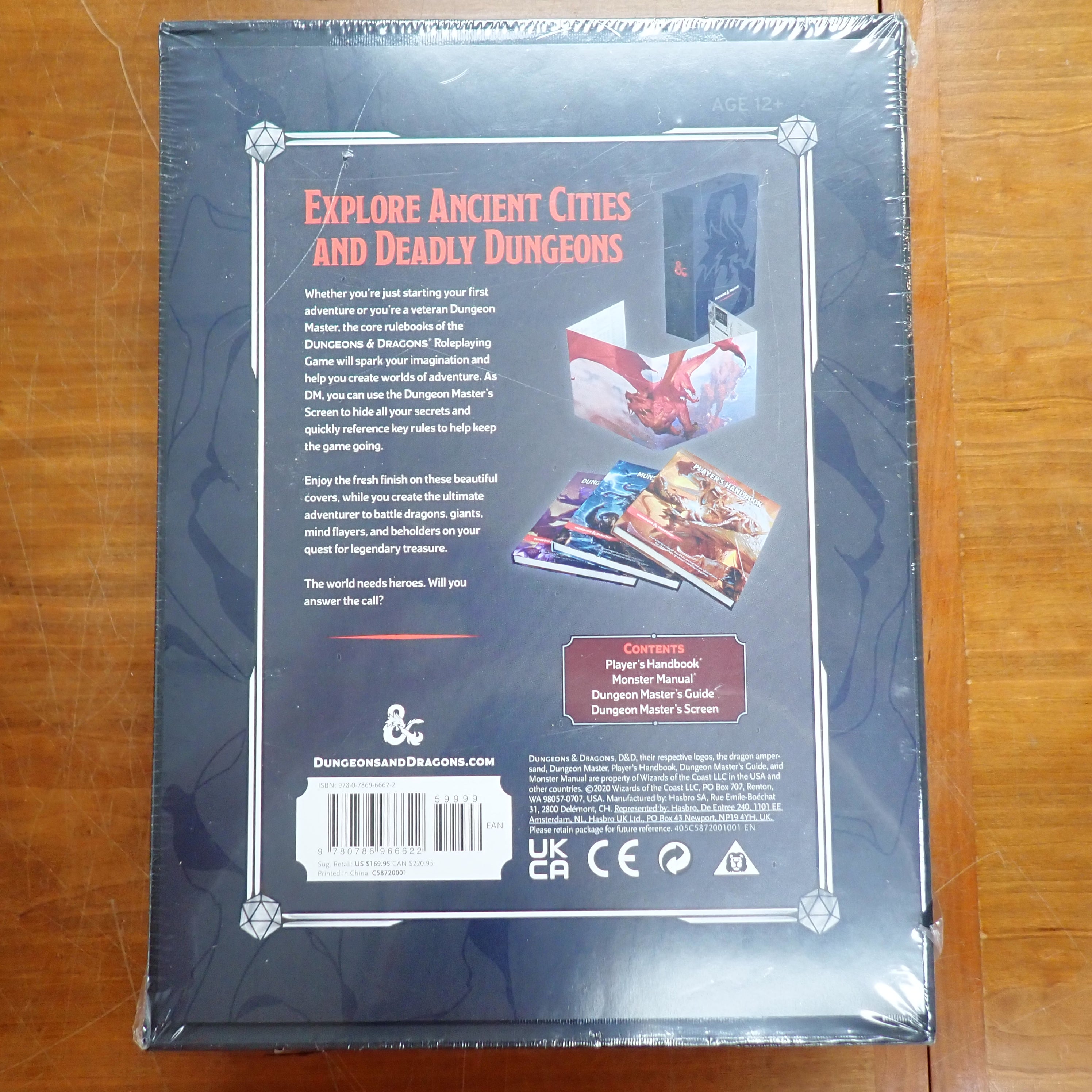 D&D Core Rulebook Set