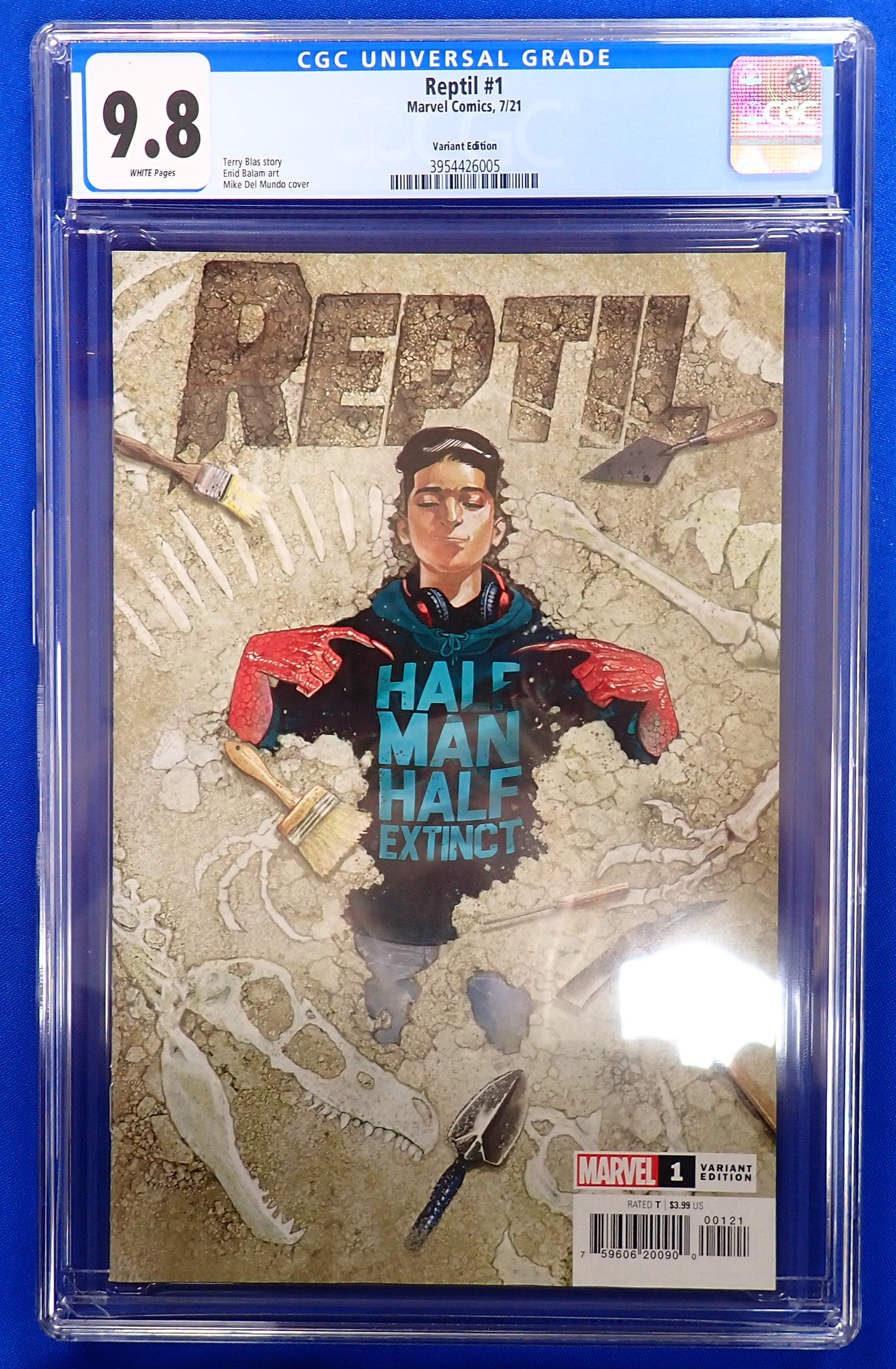 Reptil #1 (2021) - CGC 9.8 - Del Mundo Variant