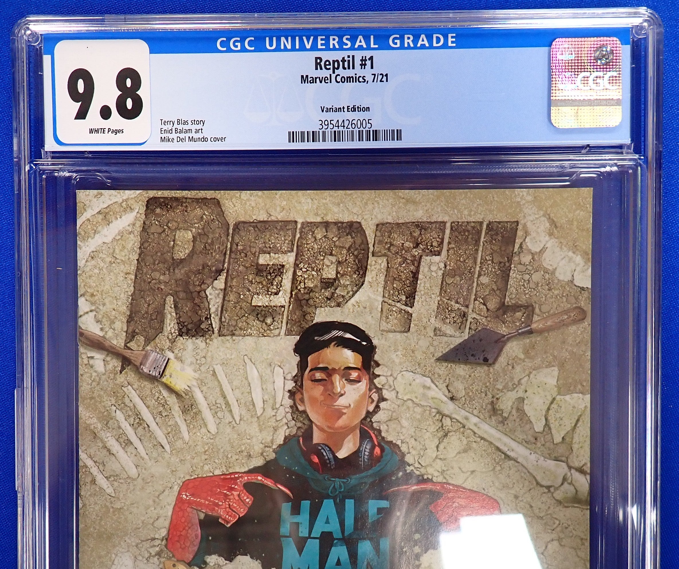 Reptil #1 (2021) - CGC 9.8 - Del Mundo Variant