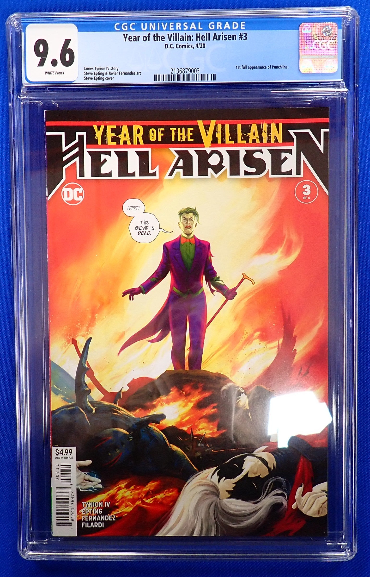 Year of the Villain: Hell Arisen #3 (2020) - CGC 9.6 - 1st Full Punchline App.