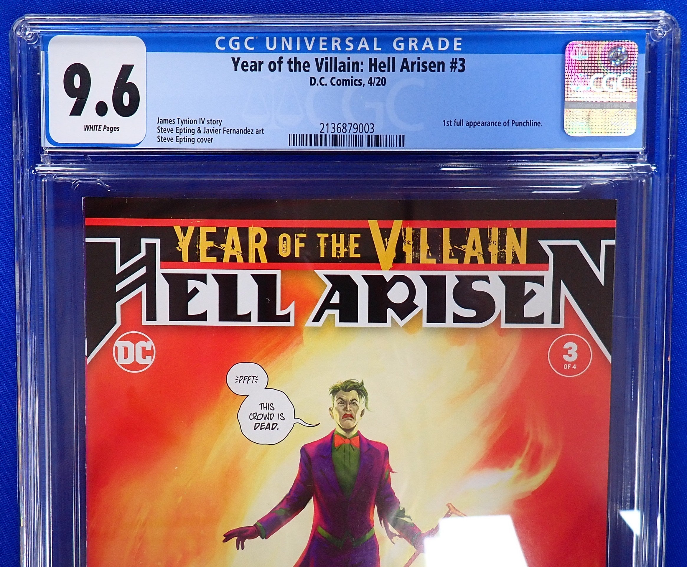 Year of the Villain: Hell Arisen #3 (2020) - CGC 9.6 - 1st Full Punchline App.