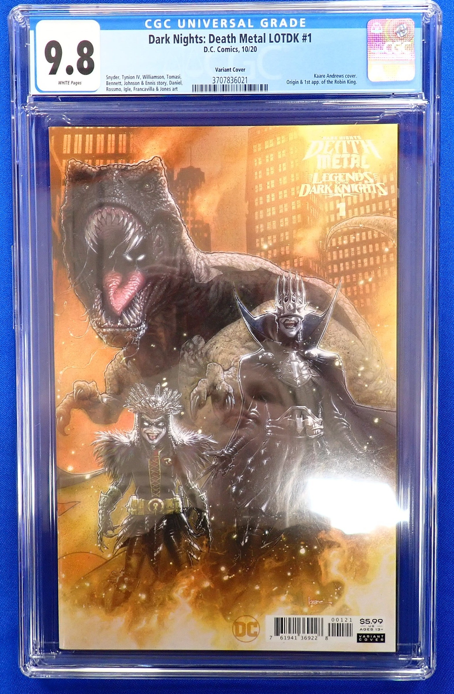 Dark Nights: Death Metal LOTDK #1 (2020) - CGC 9.8 - Kaare Andrews Cover