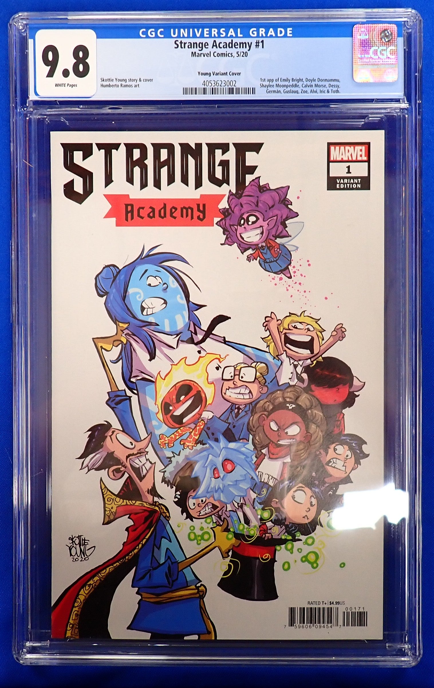 Strange Academy #1 (2020) - CGC 9.8 - Skottie Young Variant