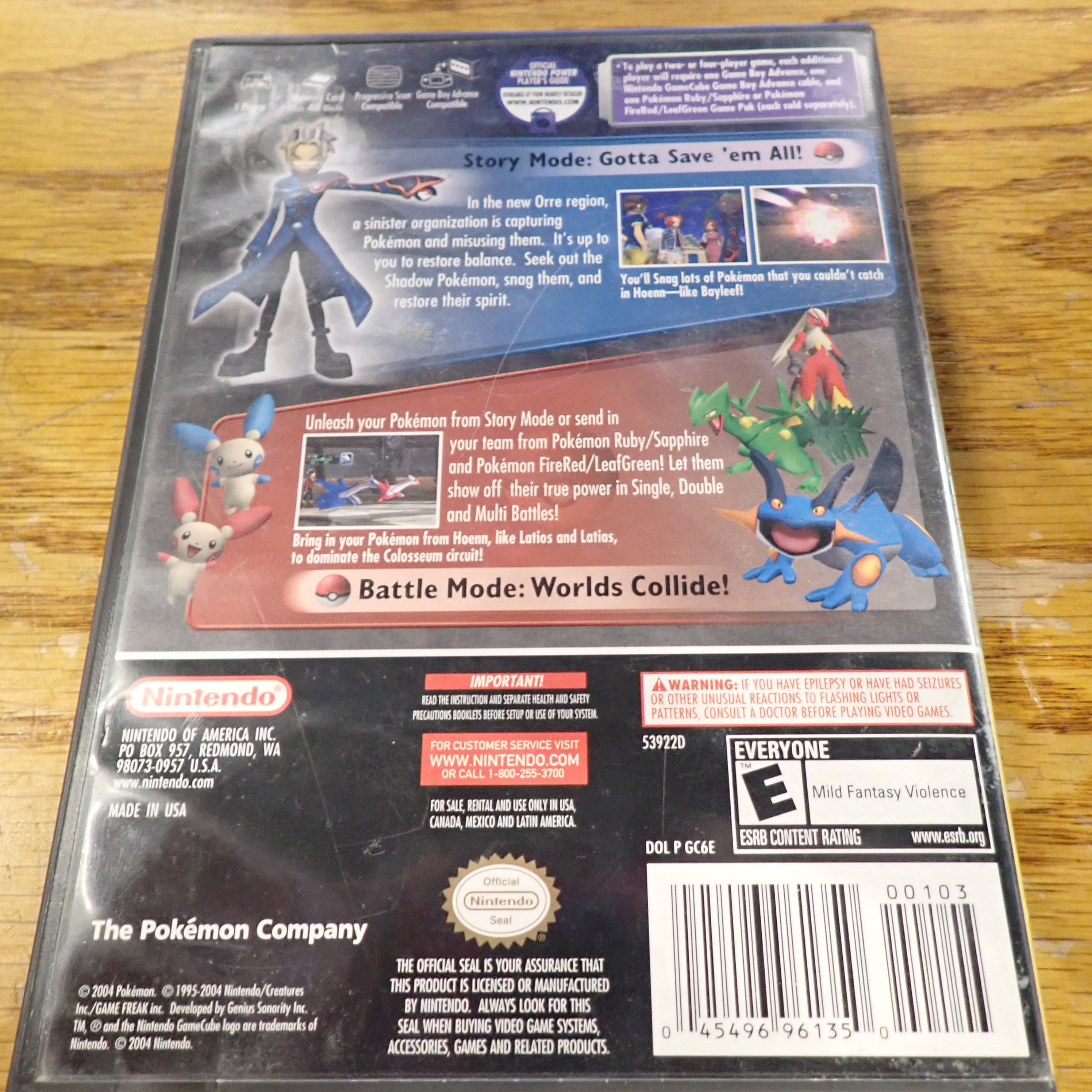 Pokemon Colosseum Player's Choice - GC