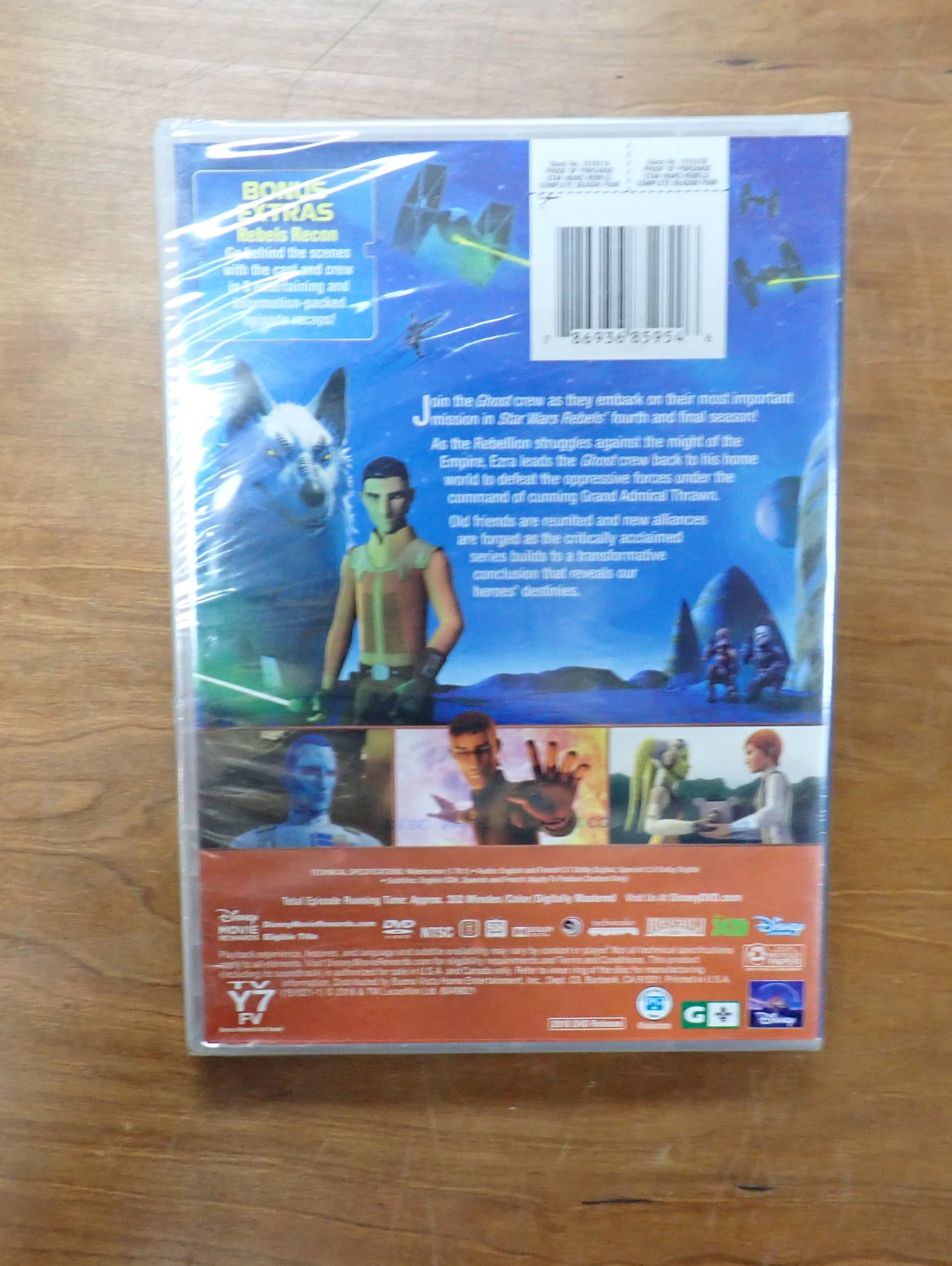 Star Wars Rebels season 4 - DVD (Copy)