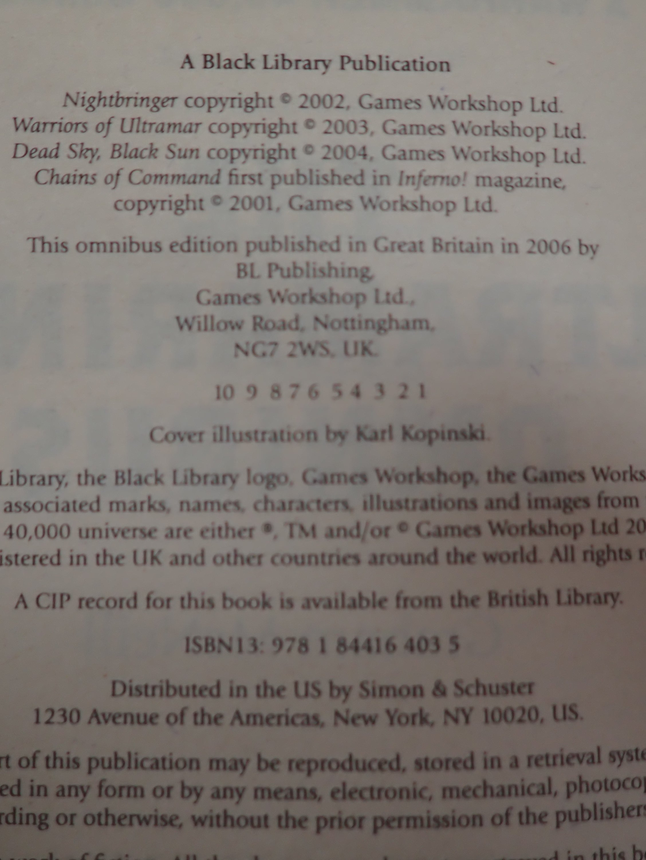 Warhammer - The Ultramarines Omnibus (TPB)