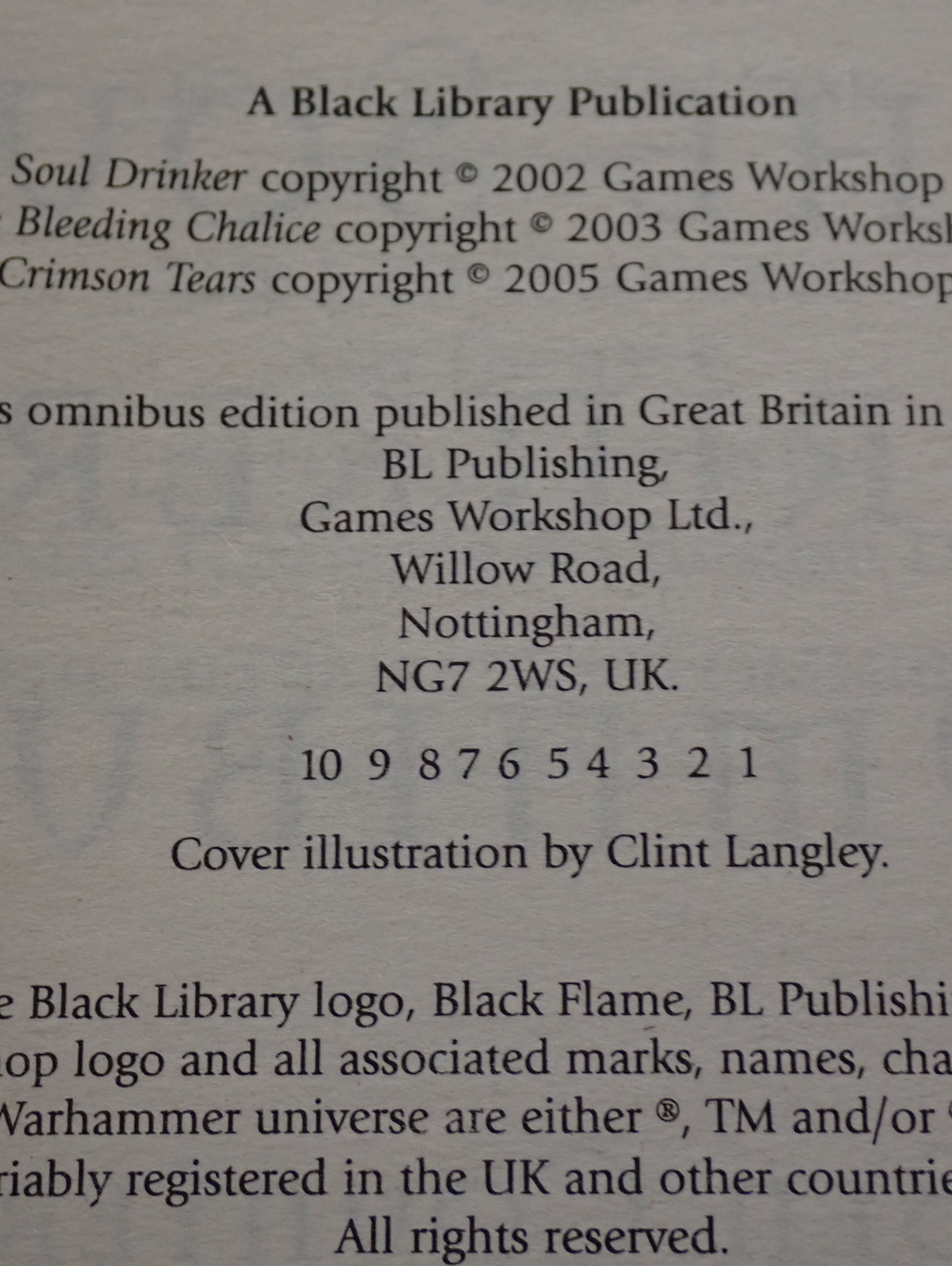 Warhammer - The Soul Drinkers Omnibus (TPB)