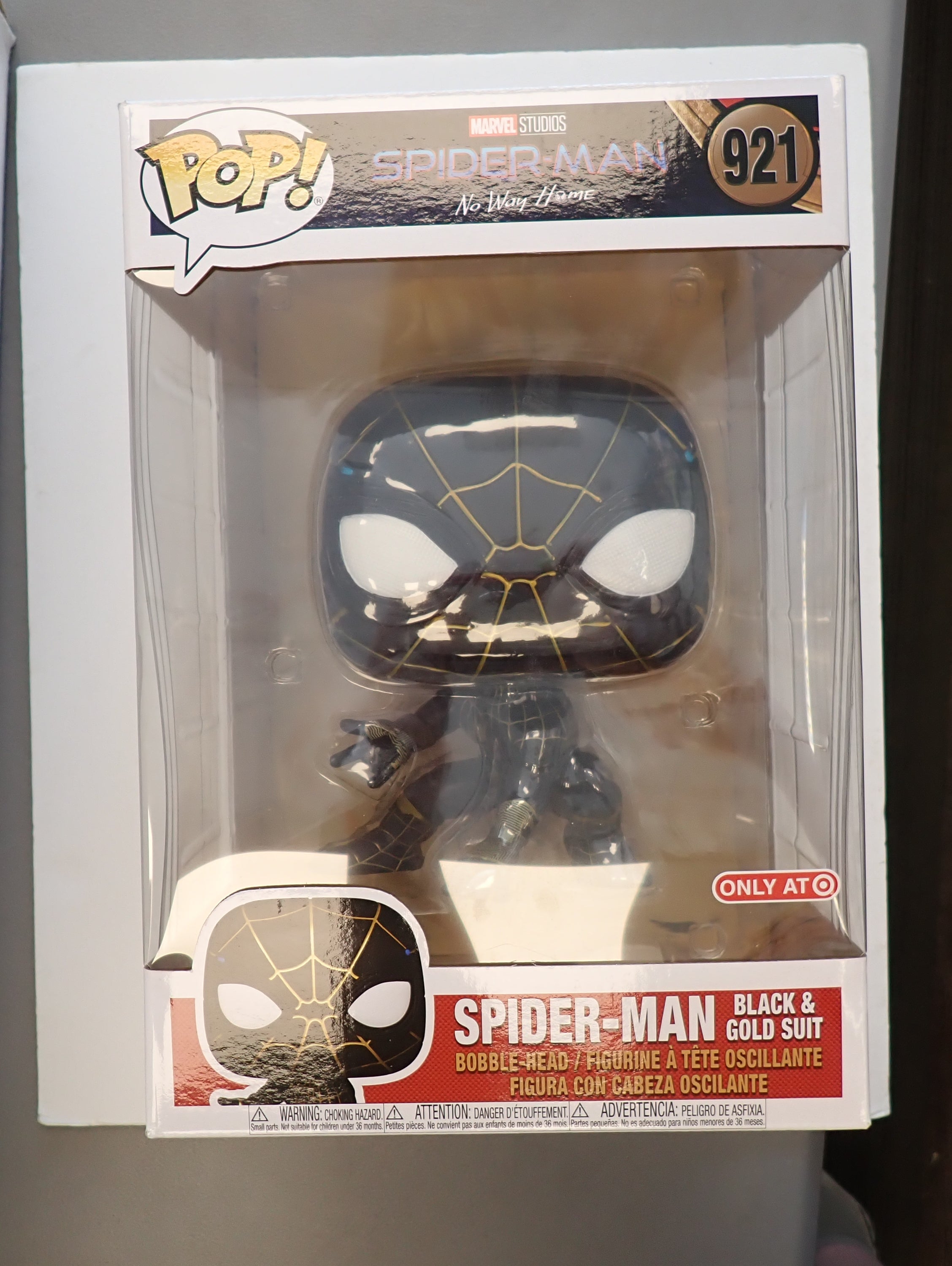 Spider-Man Black & Gold Suit - POP! #921