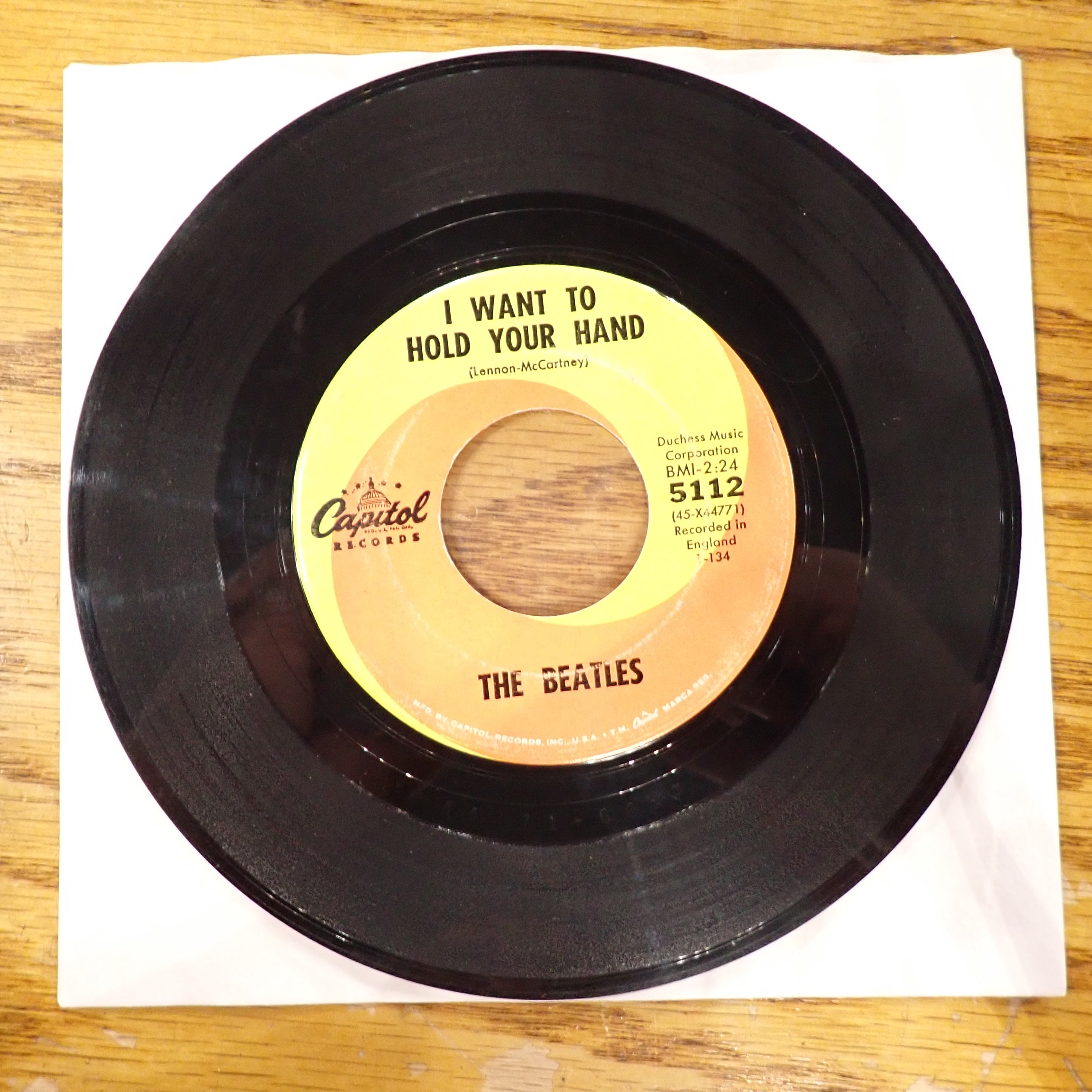 The Beatles - I Want To Hold Your Hand/I Saw Her Standing There