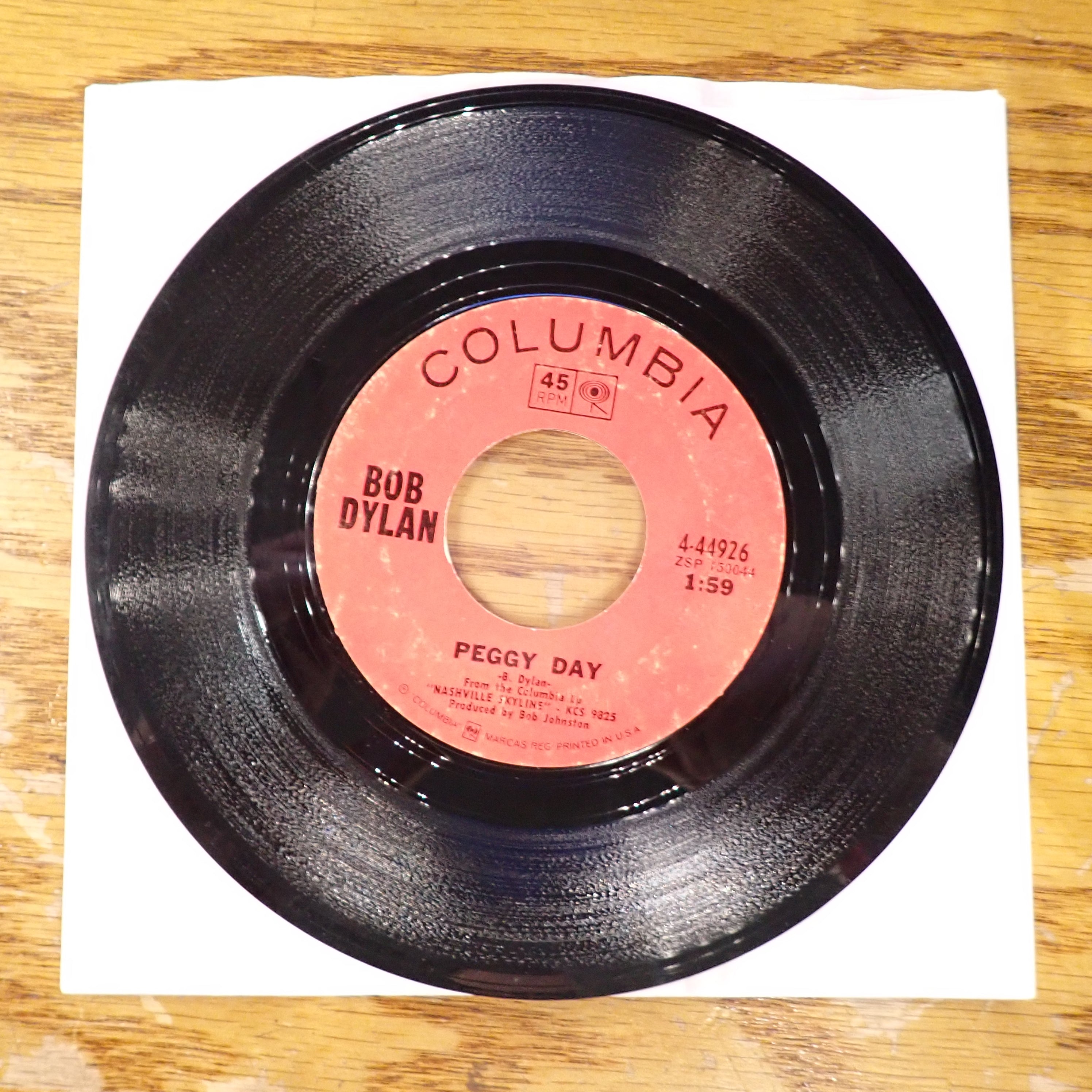 Bob Dylan - Lay Lady Lay/Peggy Day