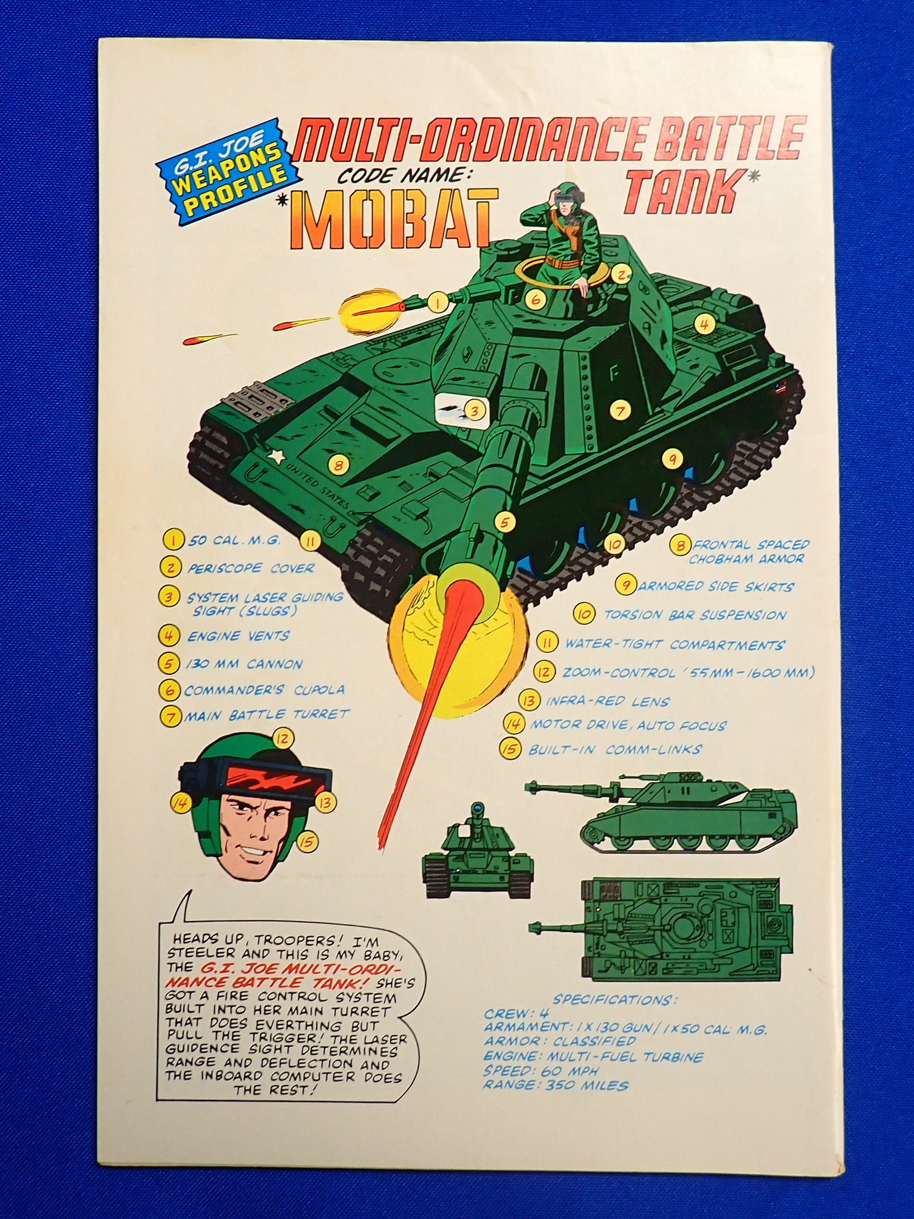 G.I. Joe #1 (1982) - VF/VF+ (8.0-8.5) - 1st Team App. of G.I. Joe