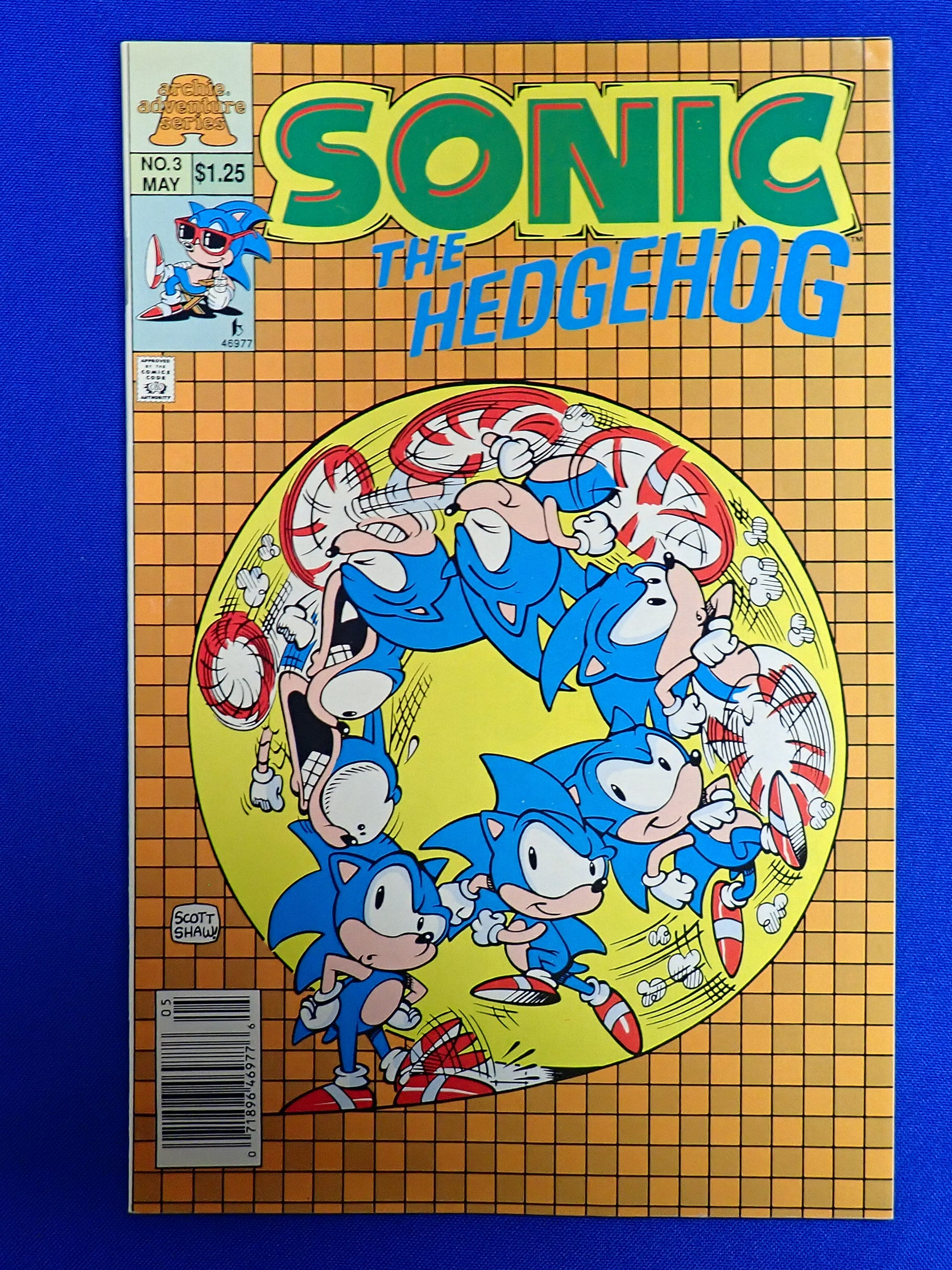 Sonic the Hedgehog #3 (1993) - VF+/NM (8.5-9.0) - Final Issue of OG Limited Series