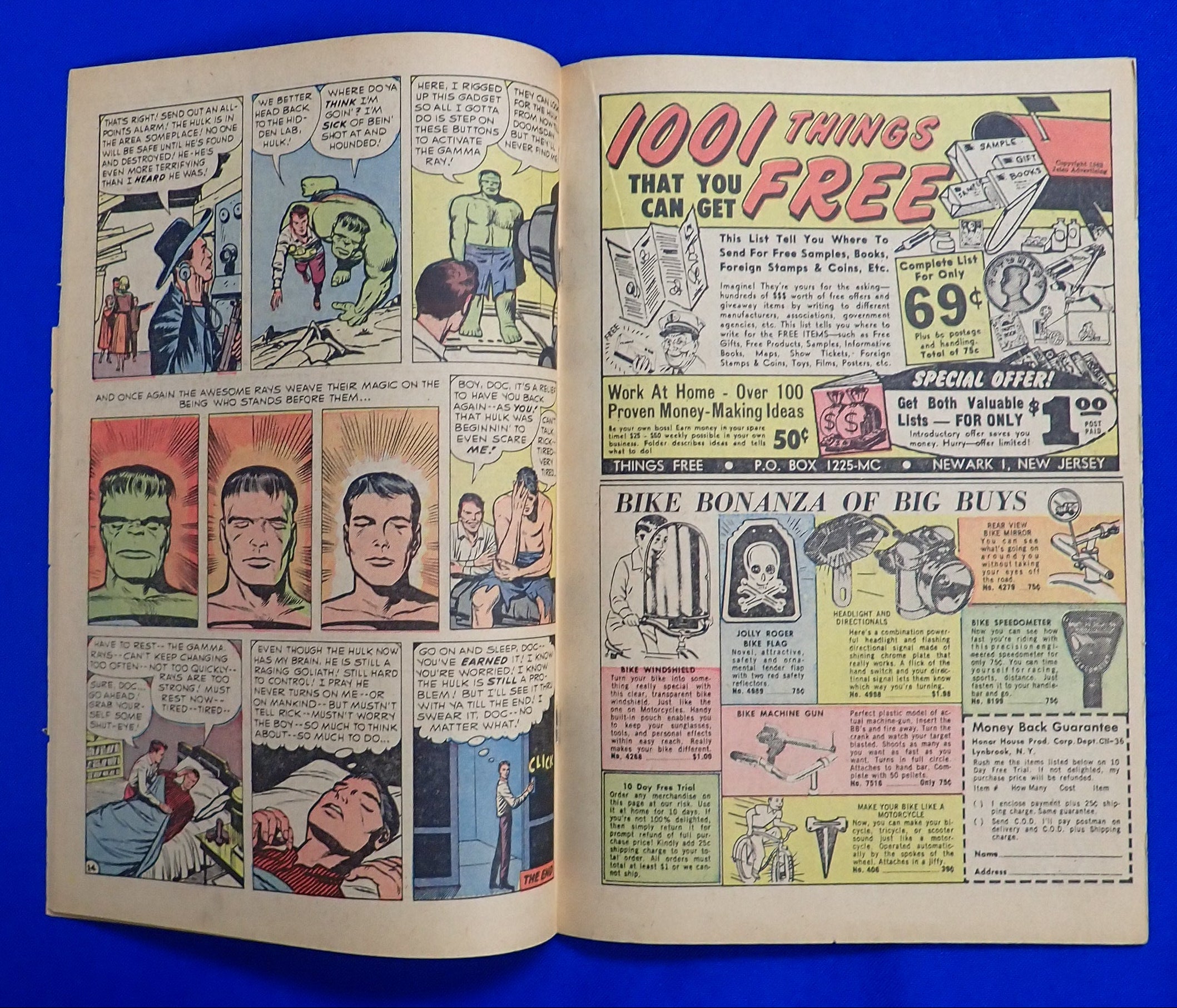 Incredible Hulk #4 (1962) - FR/GD (1.5) - Hulk Origin Retold/1st App. Mongu