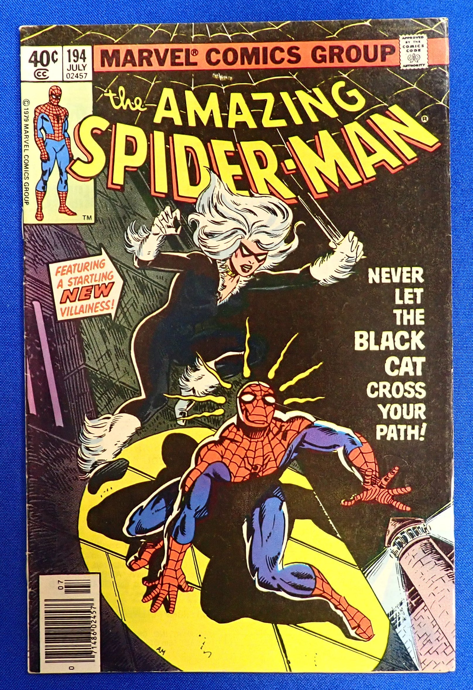 Amazing Spider-Man #194 (1979) - FN/VF- (7.0-7.5) - 1st App. of Black Cat