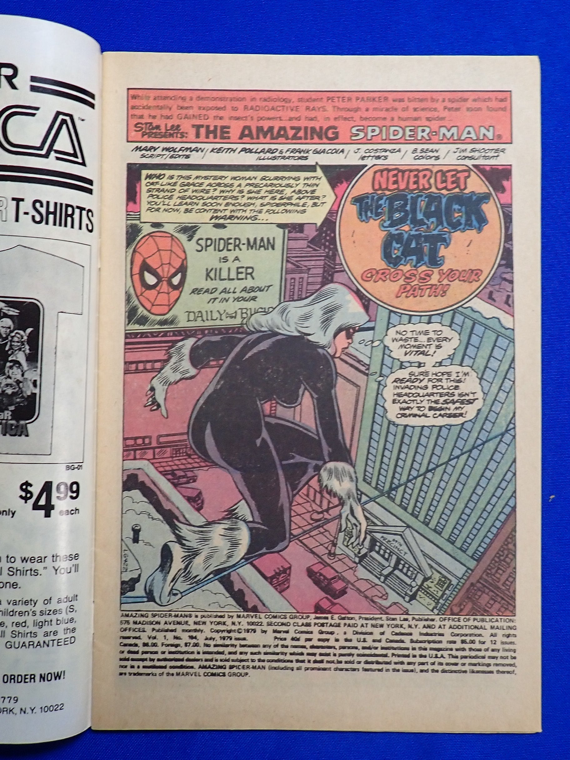 Amazing Spider-Man #194 (1979) - FN/VF- (7.0-7.5) - 1st App. of Black Cat