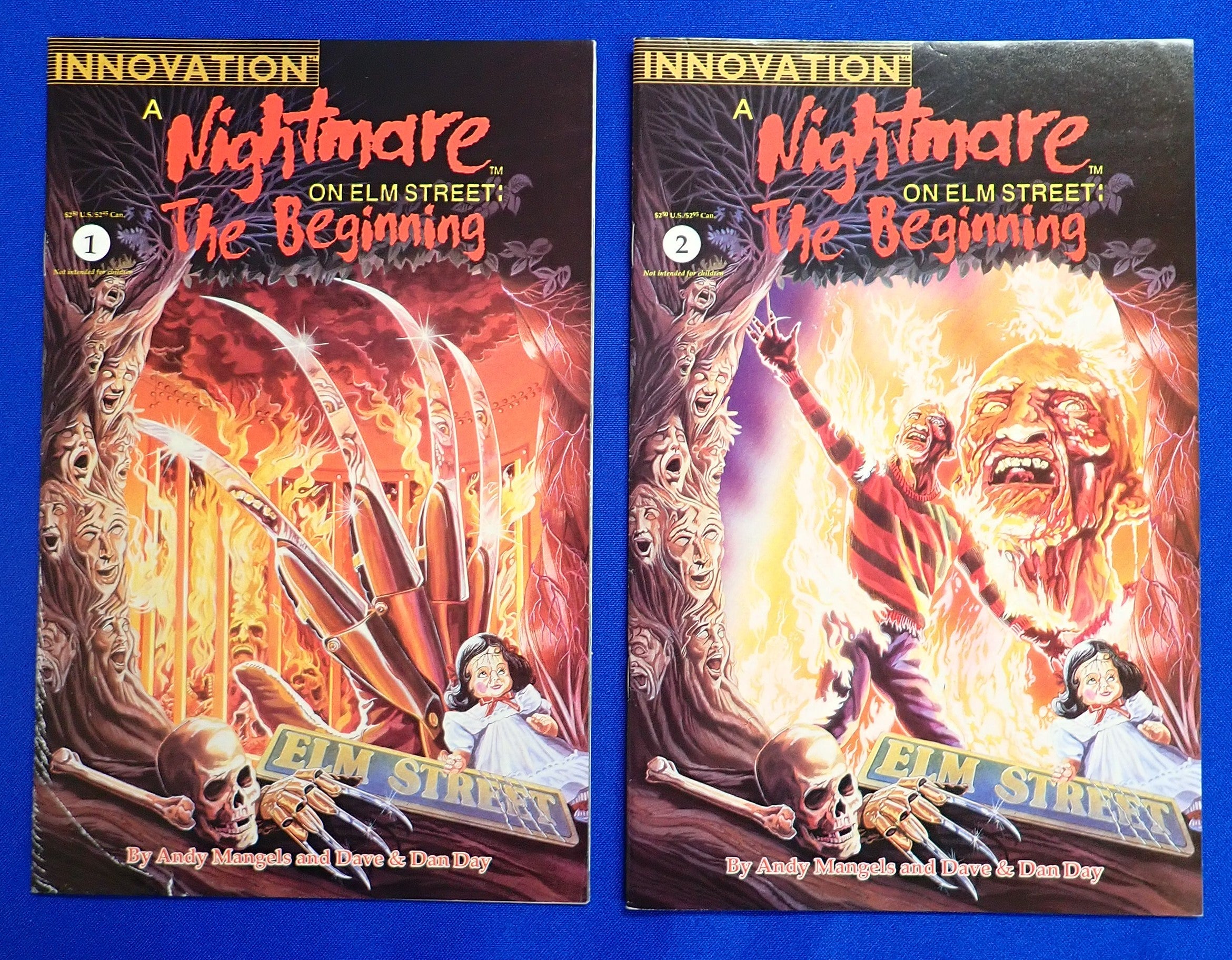 A Nightmare on Elm Street: The Beginning #1 & #2 (1992) - VF+ (8.5) - 2 Issue Set