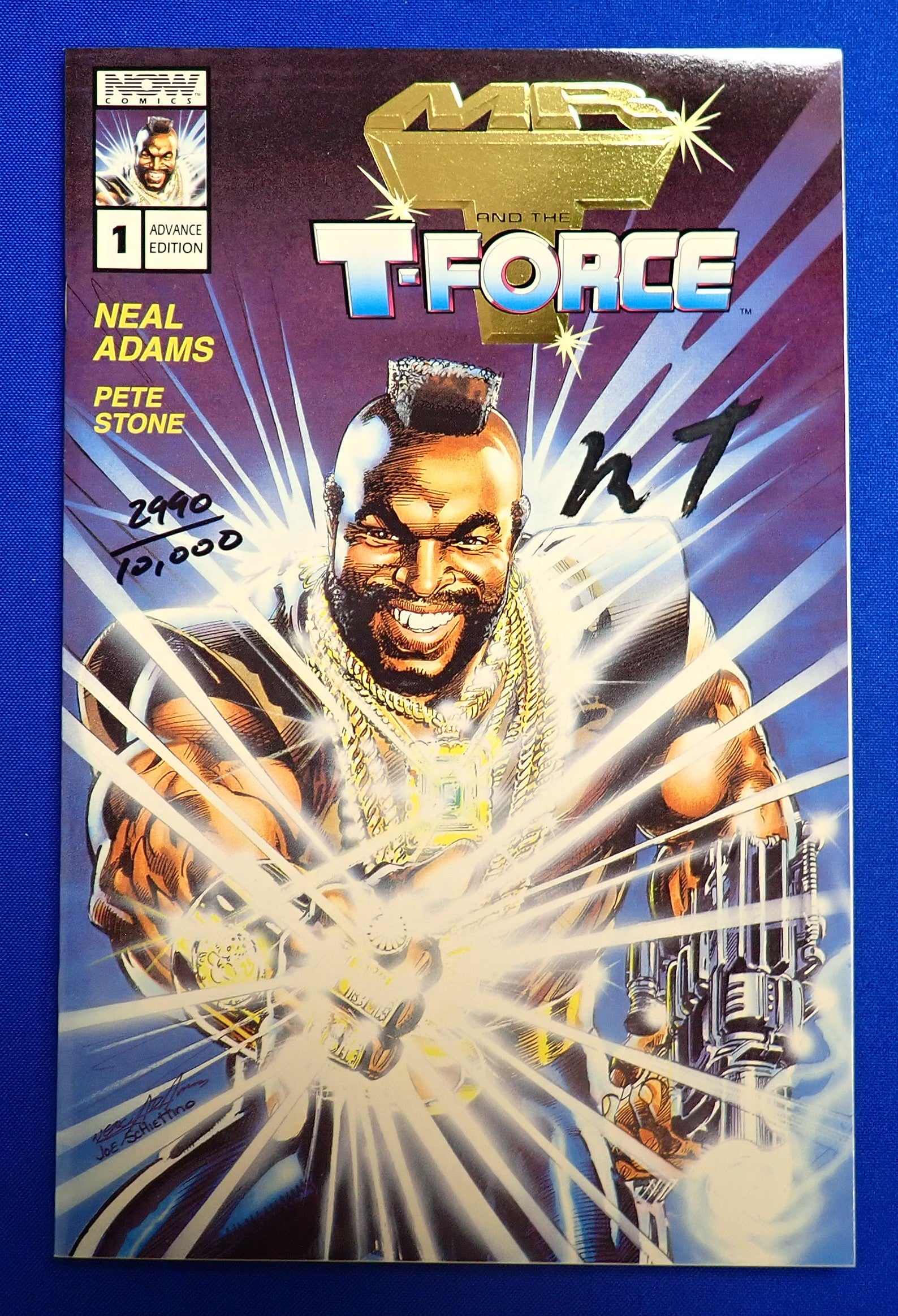 Mr.T and the T-Force #1 (1993) - NM- (9.2) - Advance *SIGNED* Copy