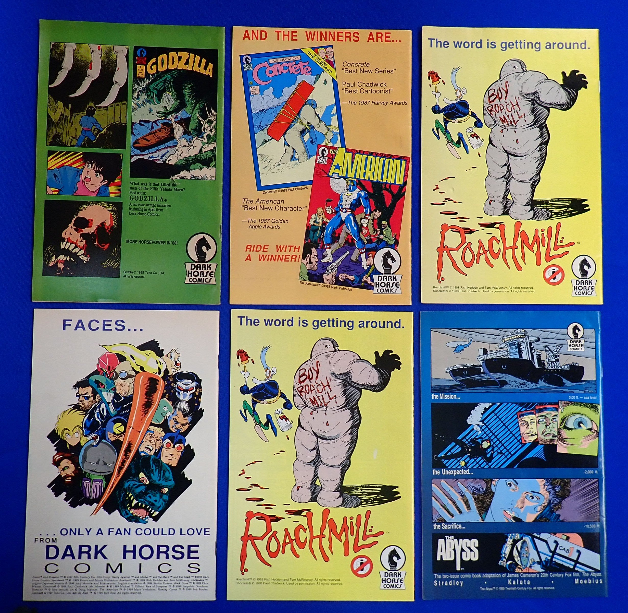 Dark Horse's Aliens #1-6 Set (1988) - Var. Grades - All 1st Print