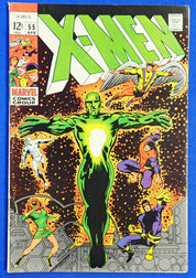 X-Men #55 (1969) - FN+ (6.5) - Origin of Angel
