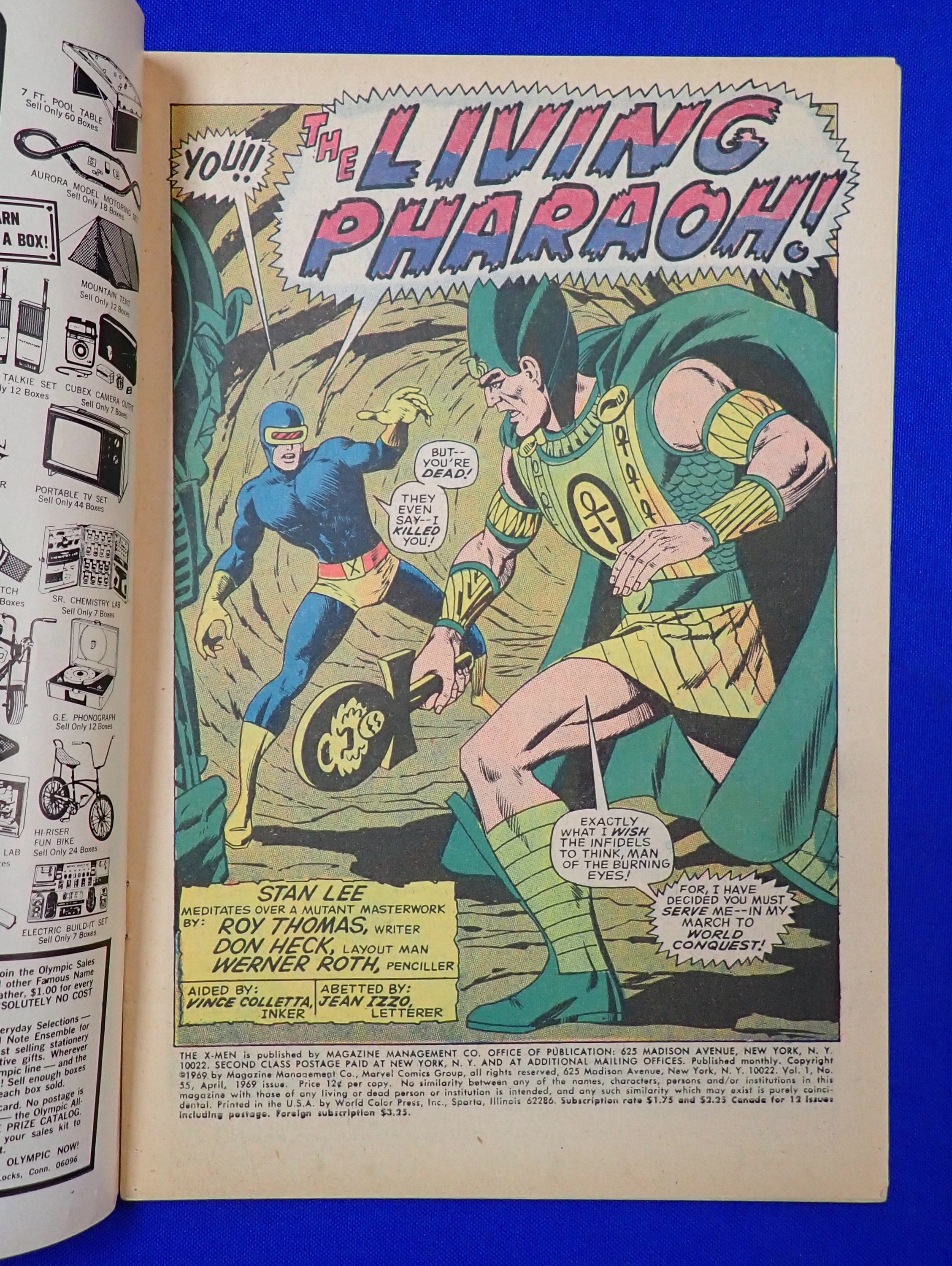 X-Men #55 (1969) - FN+ (6.5) - Origin of Angel