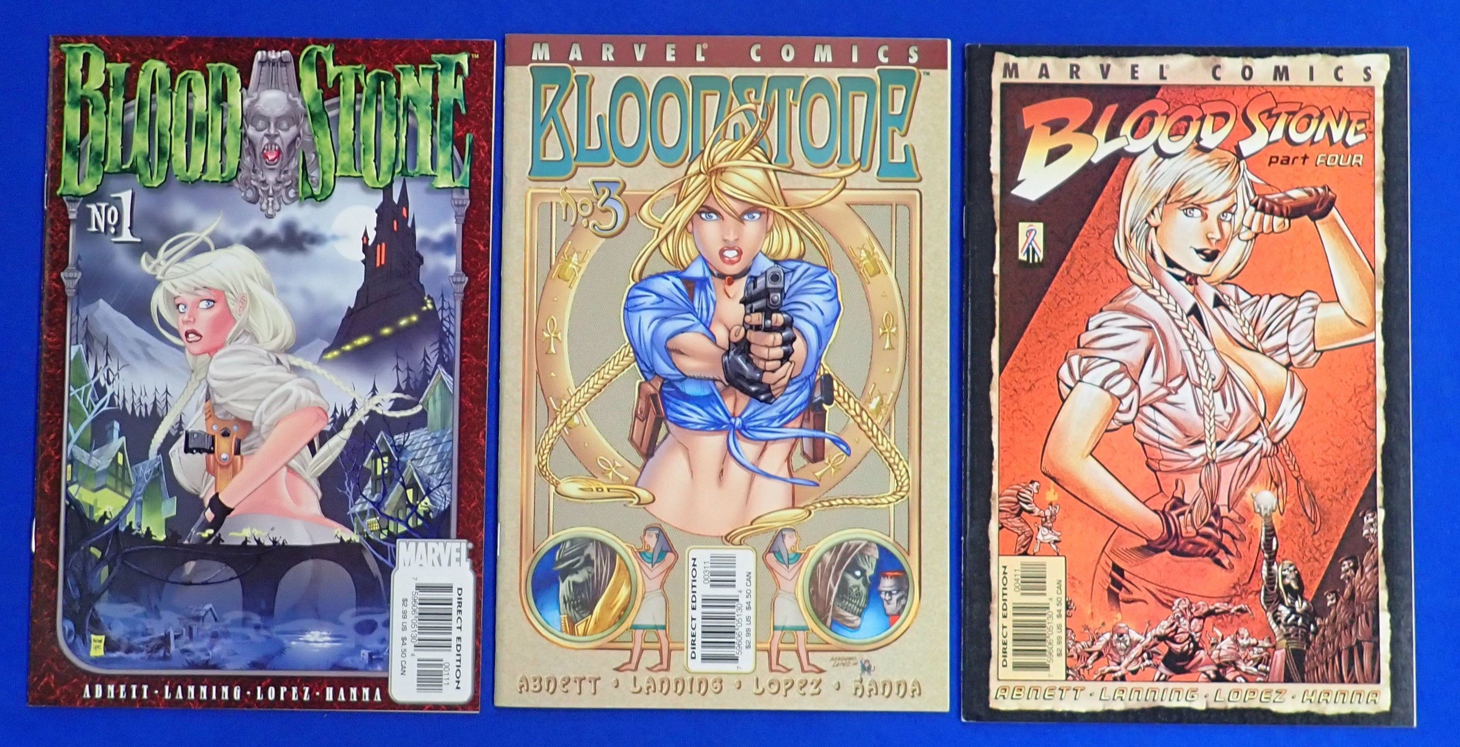 Bloodstone 1, 3, 4 (2001) - 1st Elsa Bloodstone