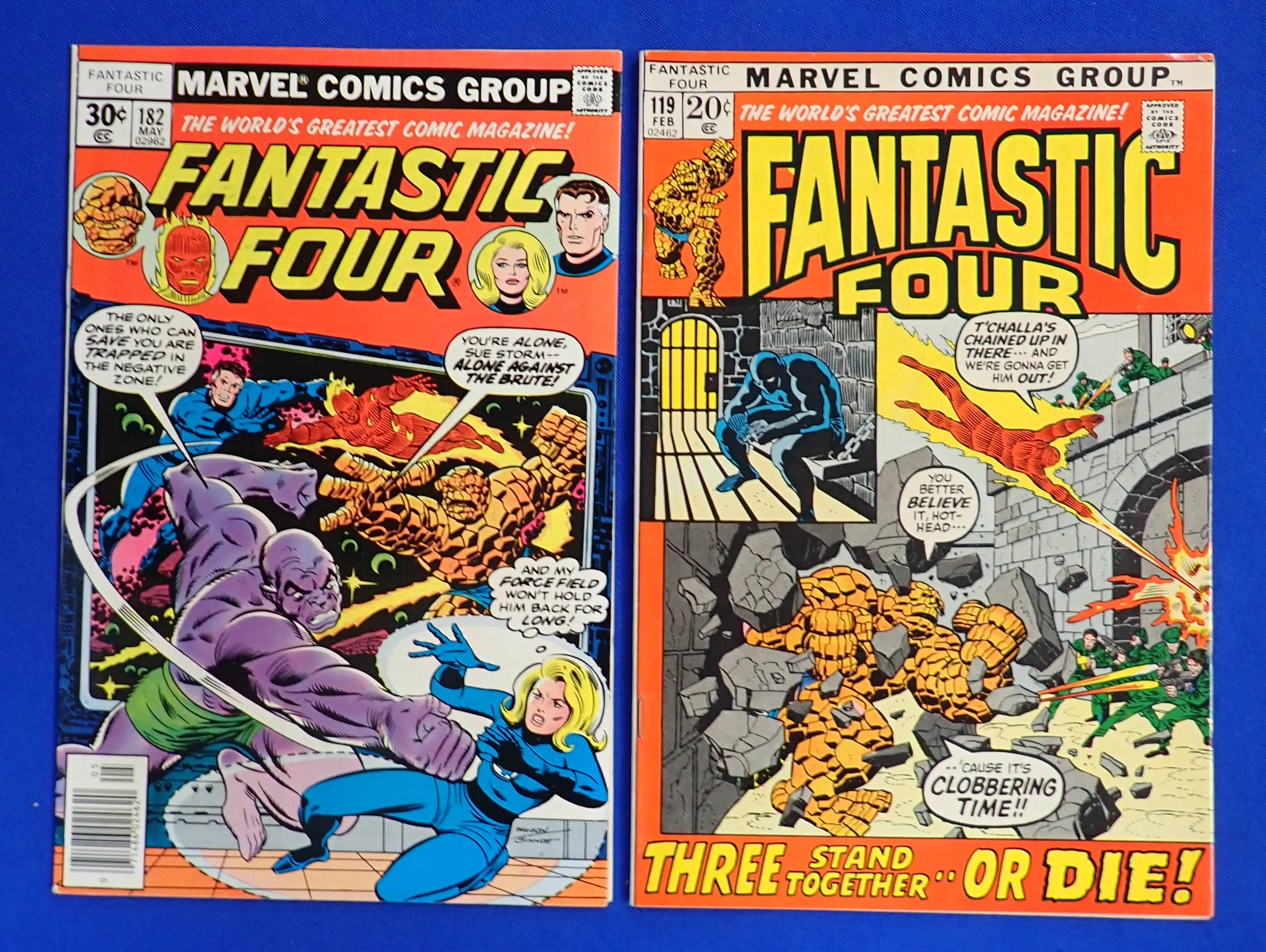 Fantastic Four #119 & 182 - VF (8.0) Error Copies