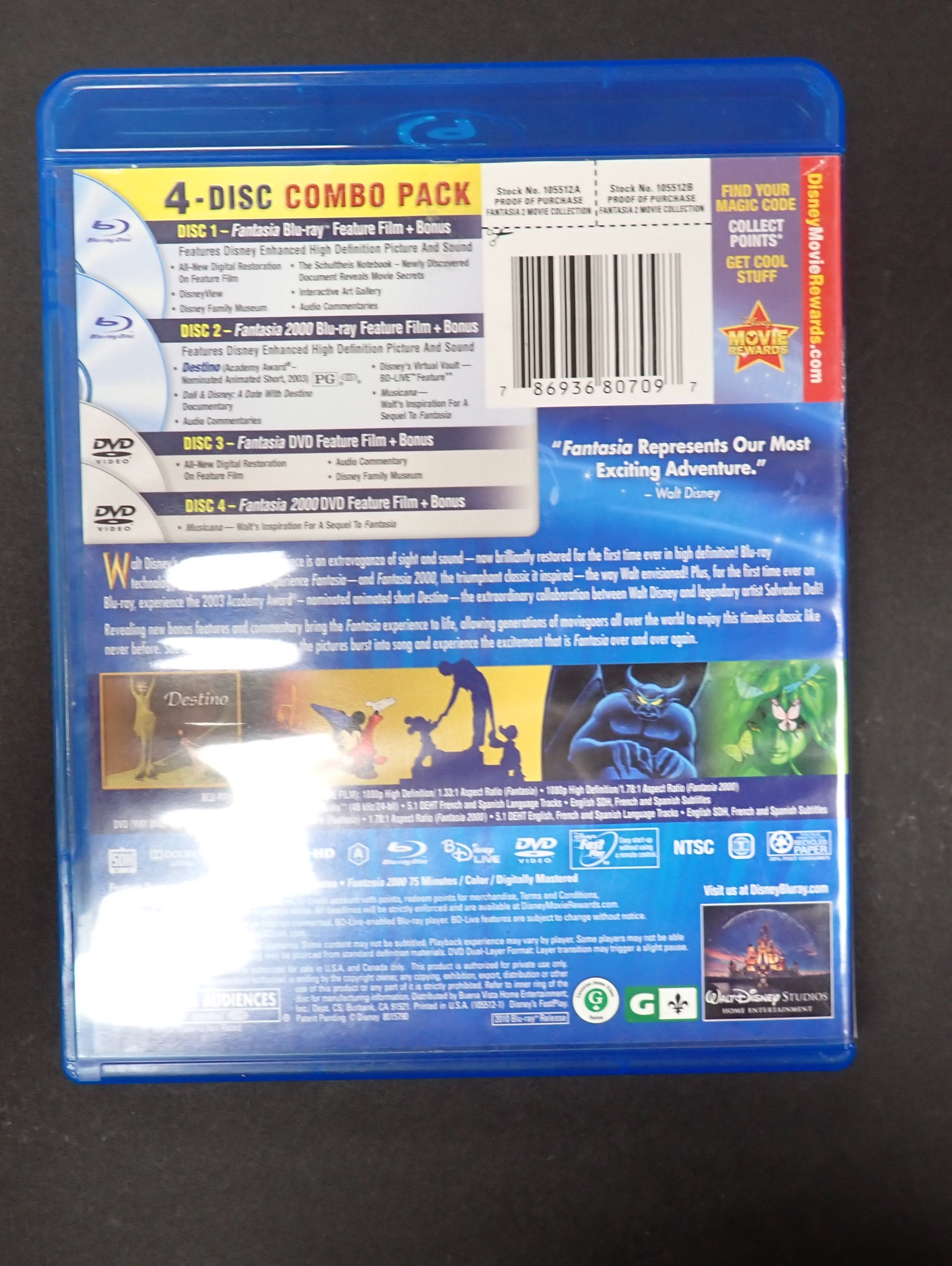 Fantasia & Fantasia 2000 - Blu-ray