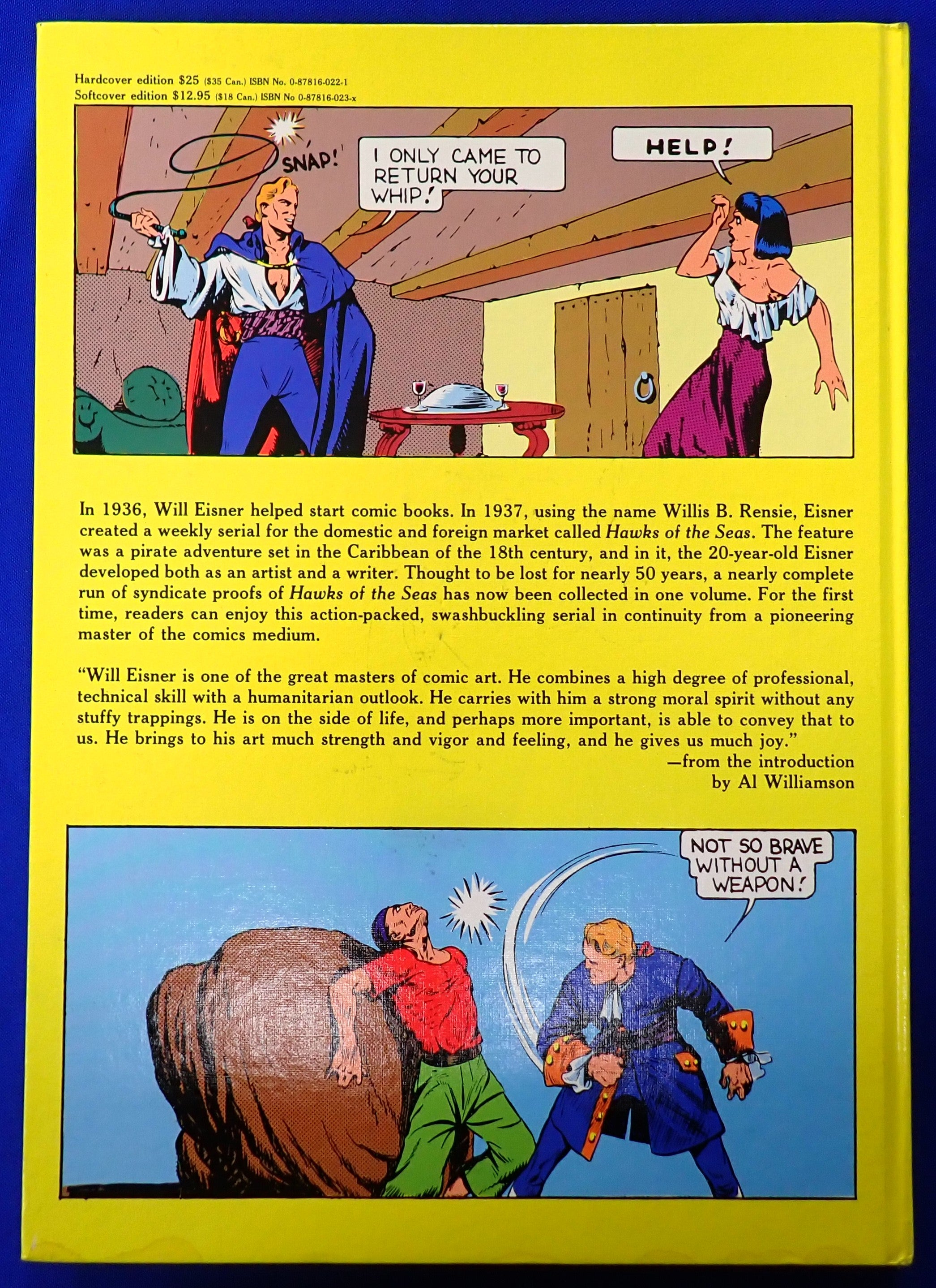 Will Eisner's Hawks of the Seas - Hardcover (Pre-Owned)