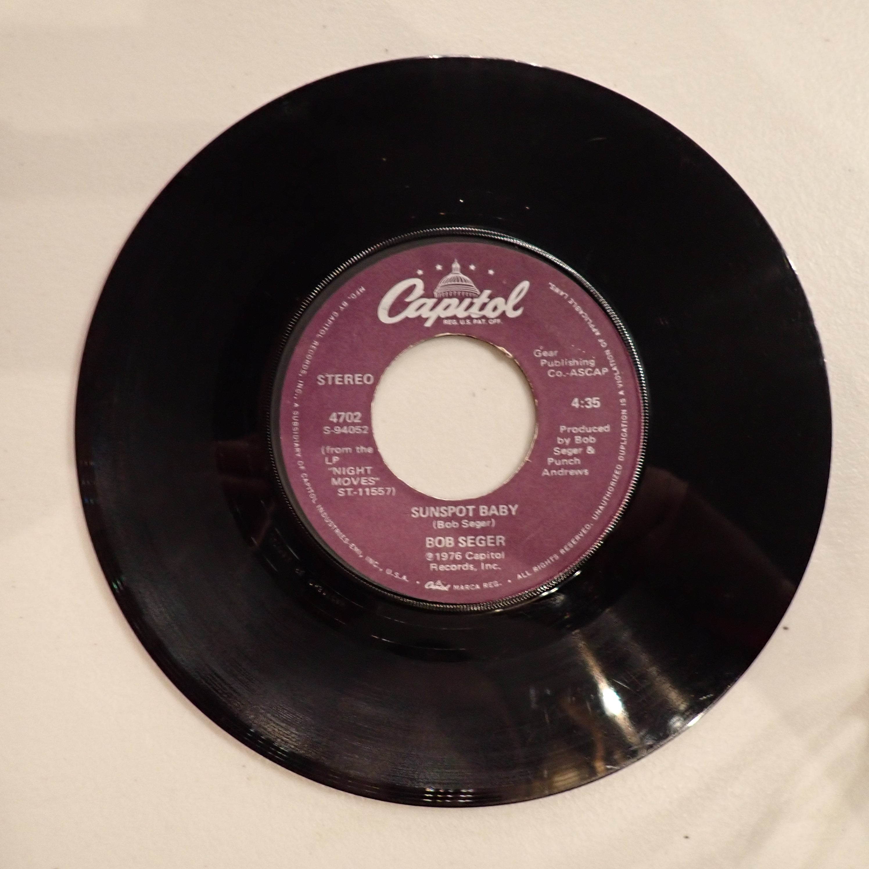 Bob Seger - Old Time Rock 'N' Roll/Sunspot Baby