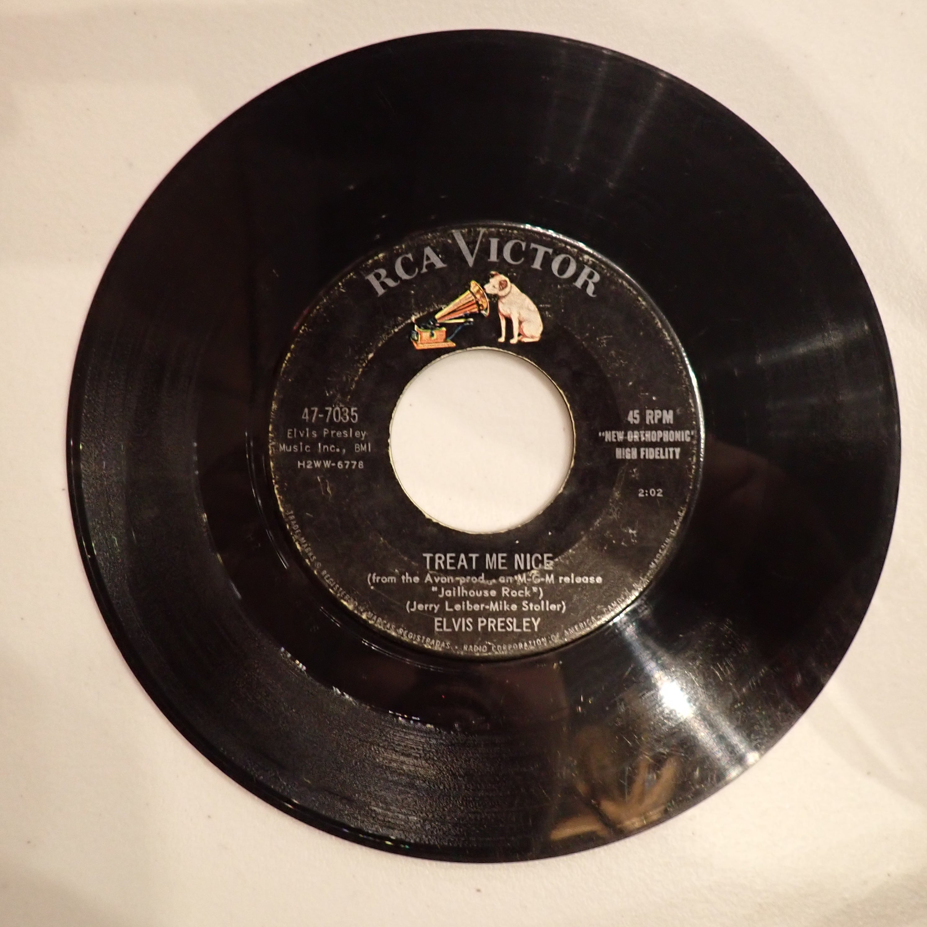 Elvis Presley - Jailhouse Rock/Treat Me Nice