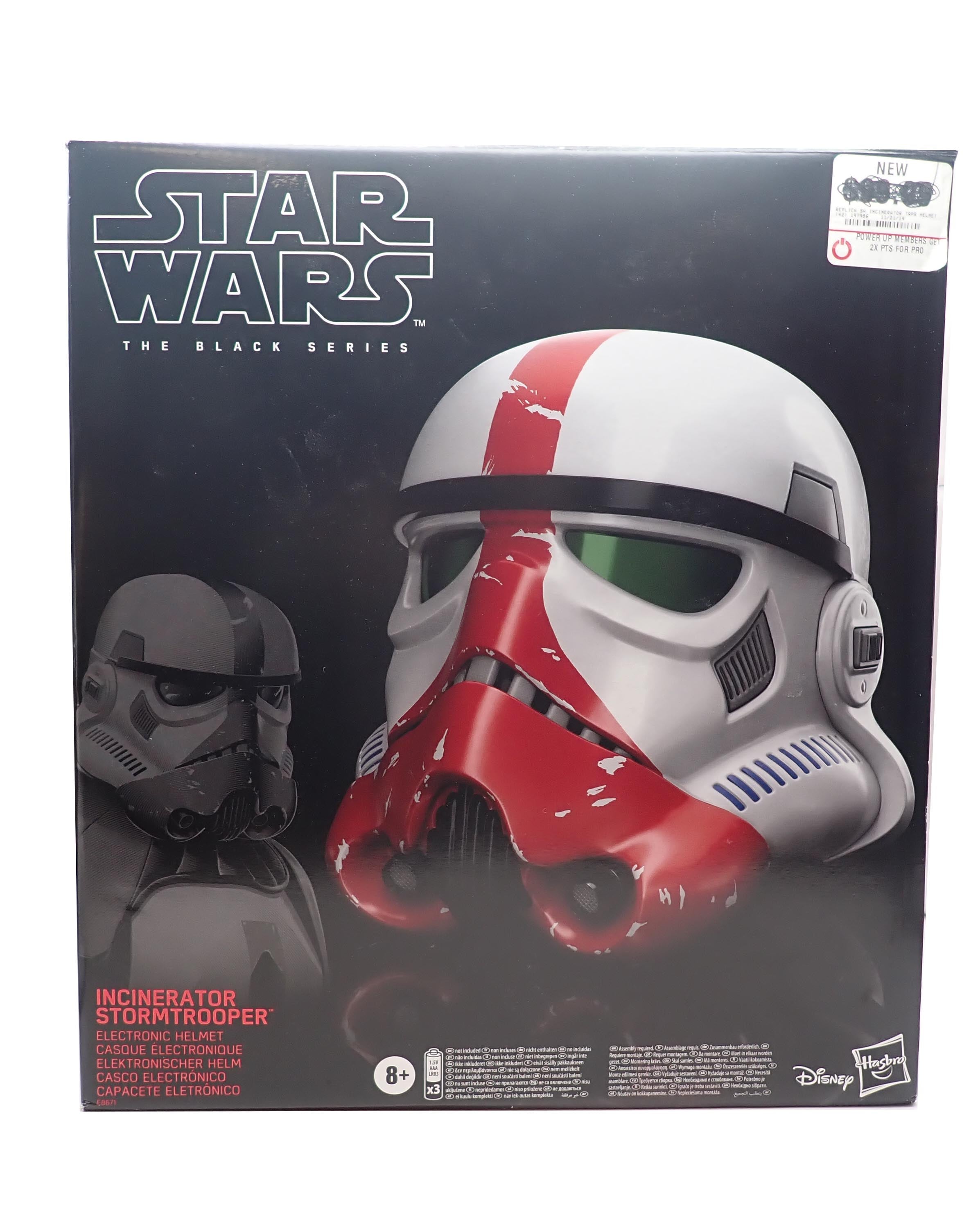 Incinerator Stormtrooper Electronic Helmet - Star Wars Series Black