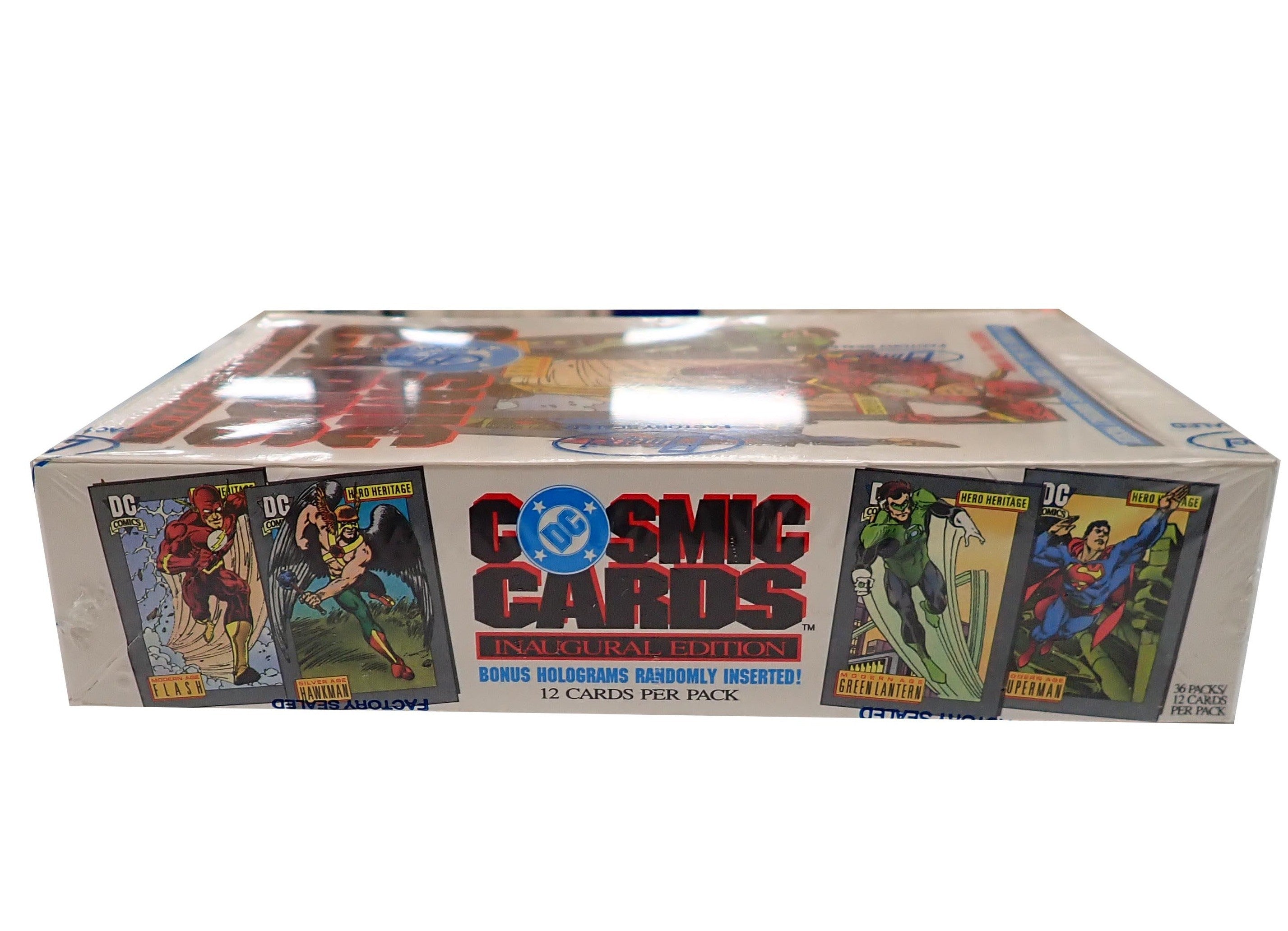 1991 Impel DC Cosmic Cards Inaugural Edition Trading Cards Box - Sealed Box of 36