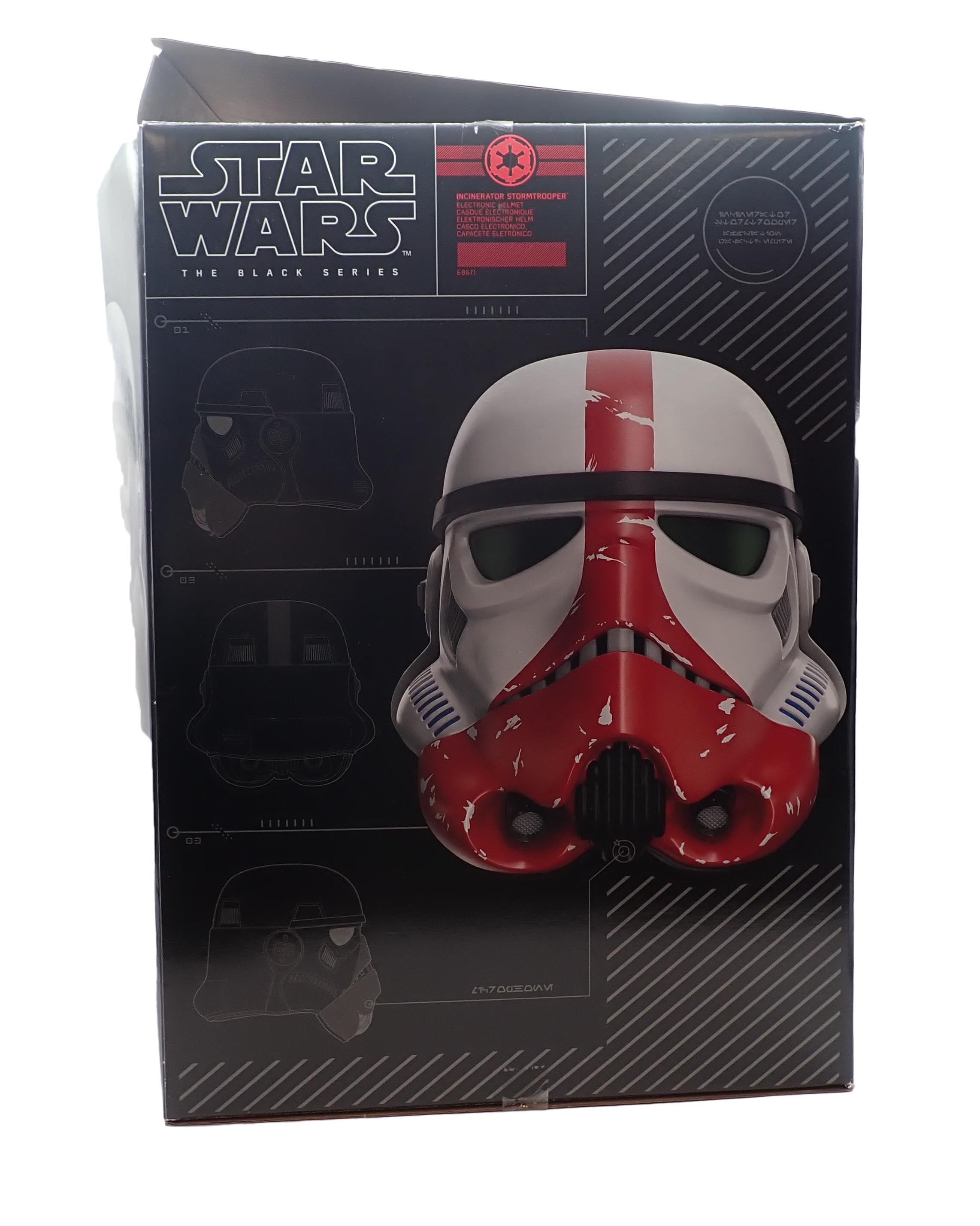 Incinerator Stormtrooper Electronic Helmet - Star Wars Series Black
