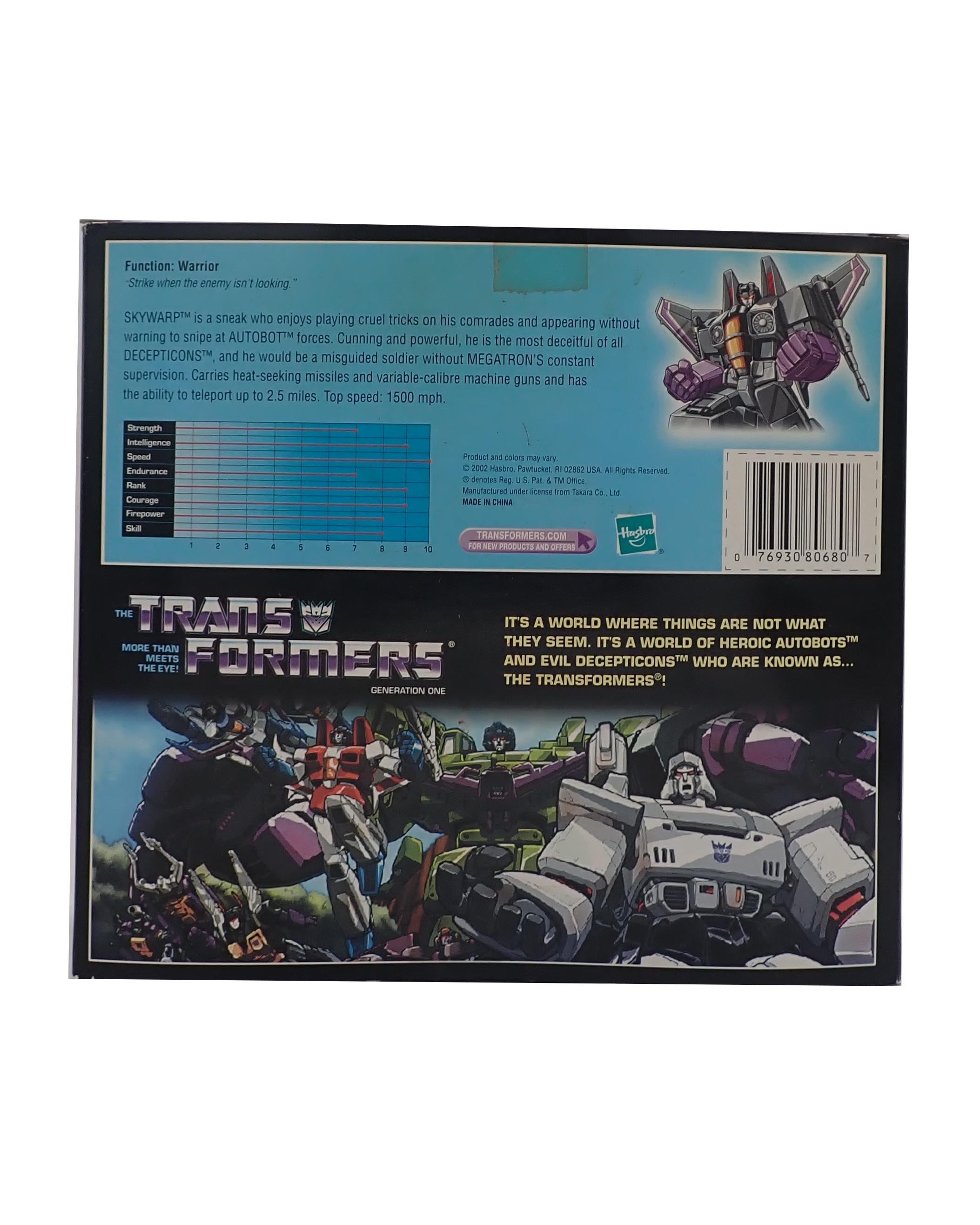 Skywarp Commemorative Series IV Figure