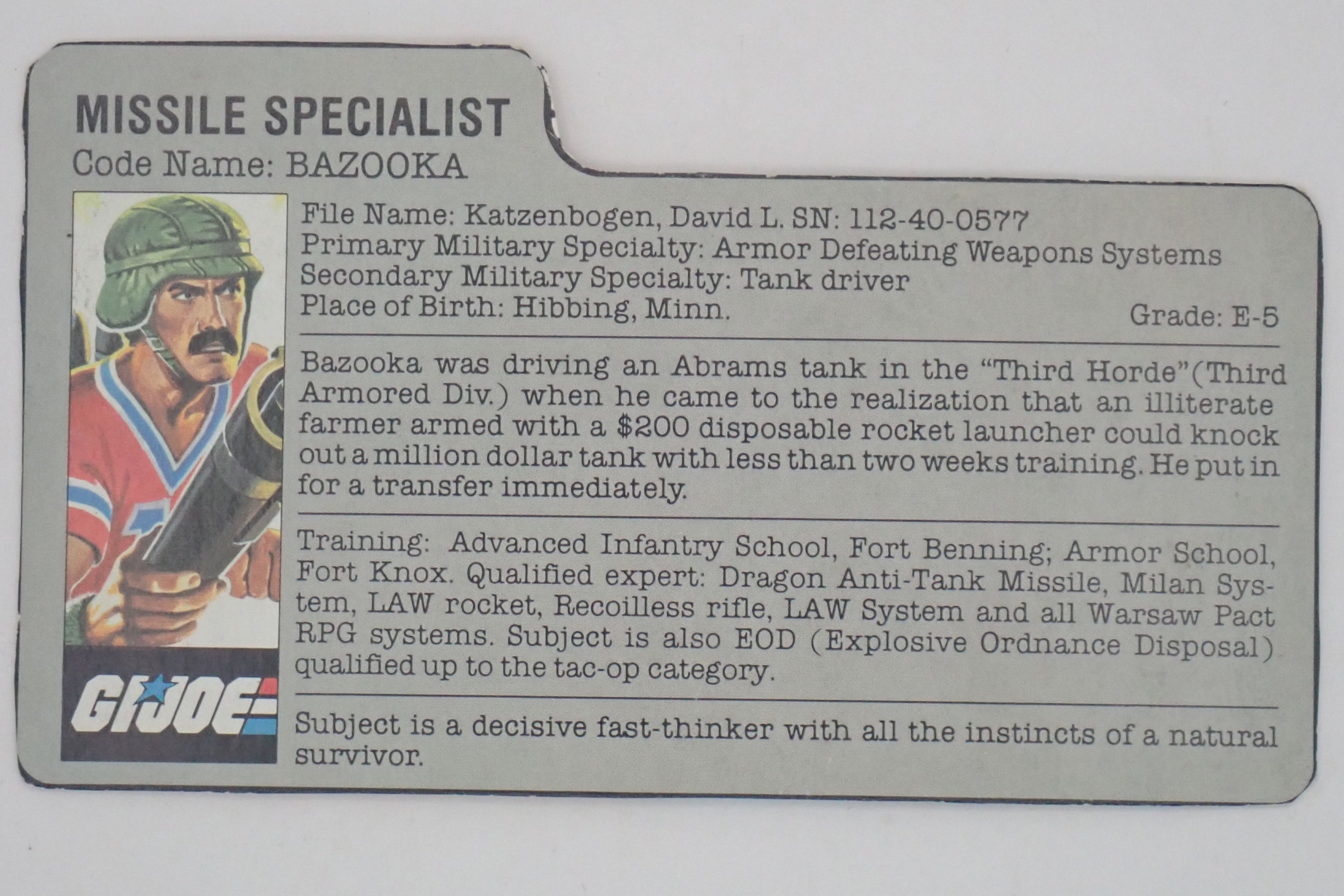 Bazooka (v1) - G.I. Joe