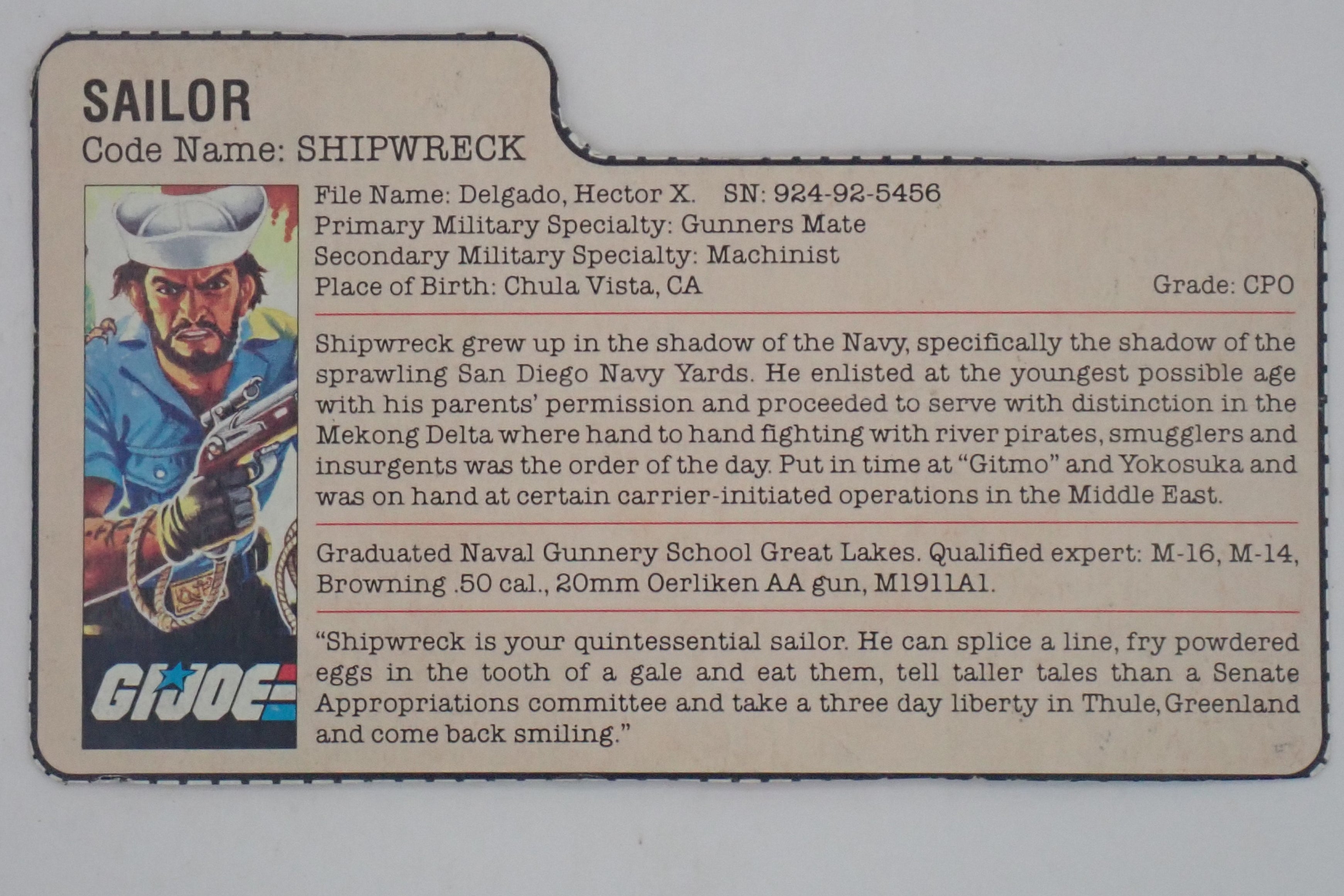 Shipwreck (v1) - G.I. Joe