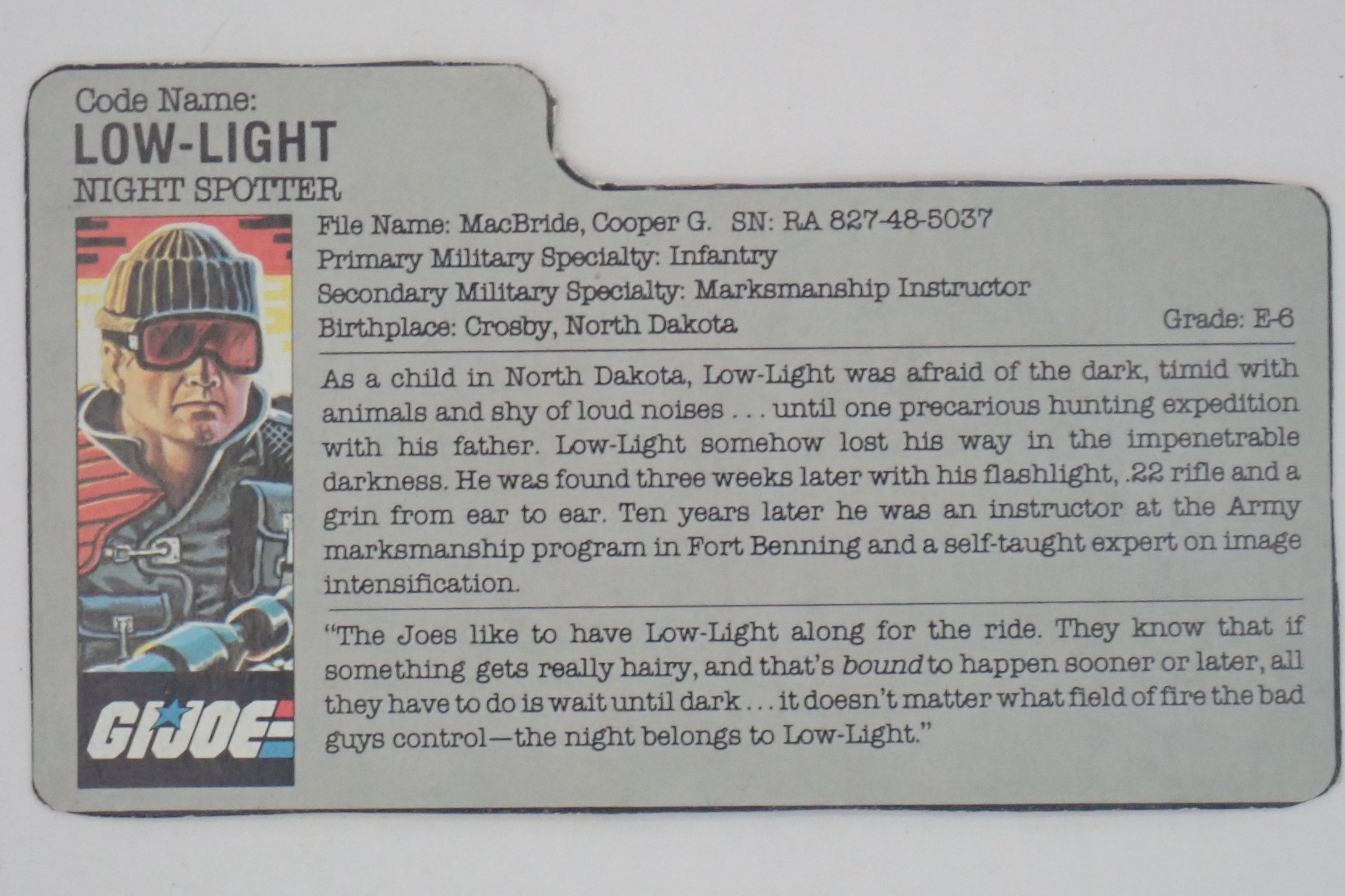 Low-Light (v1) - Vintage G.I. Joe