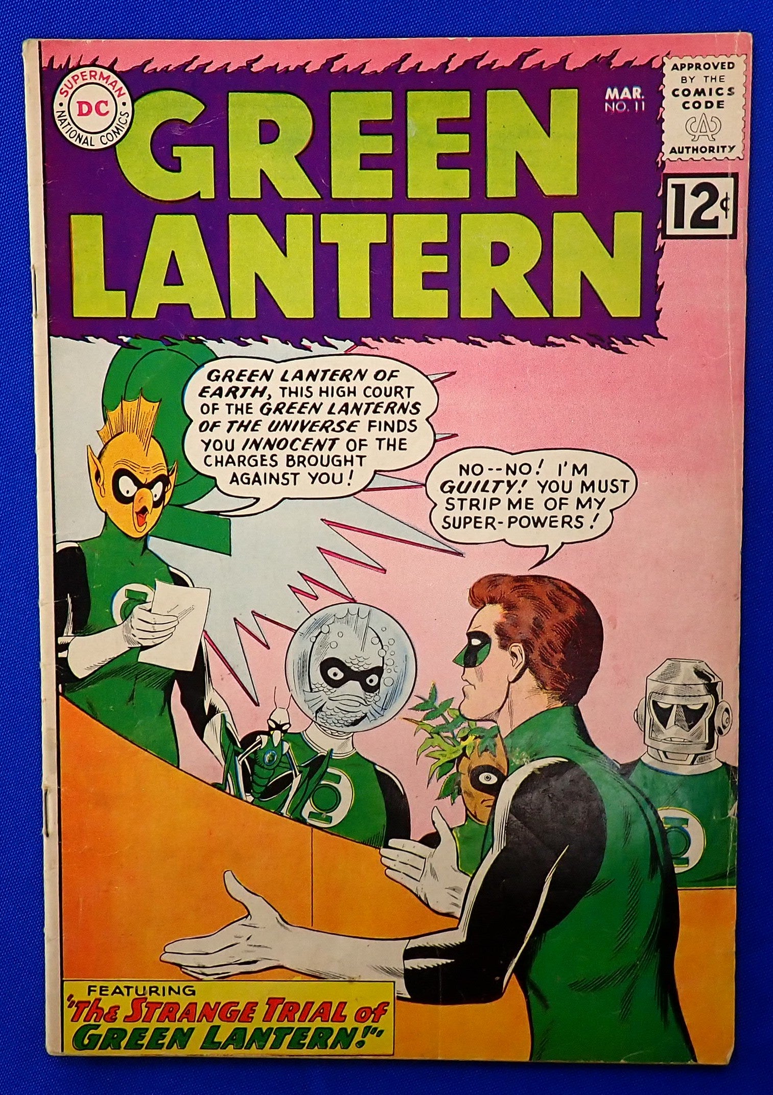 Green Lantern #11 (1962) - G/VG- (3.0/3.5) - 1st App. Stel