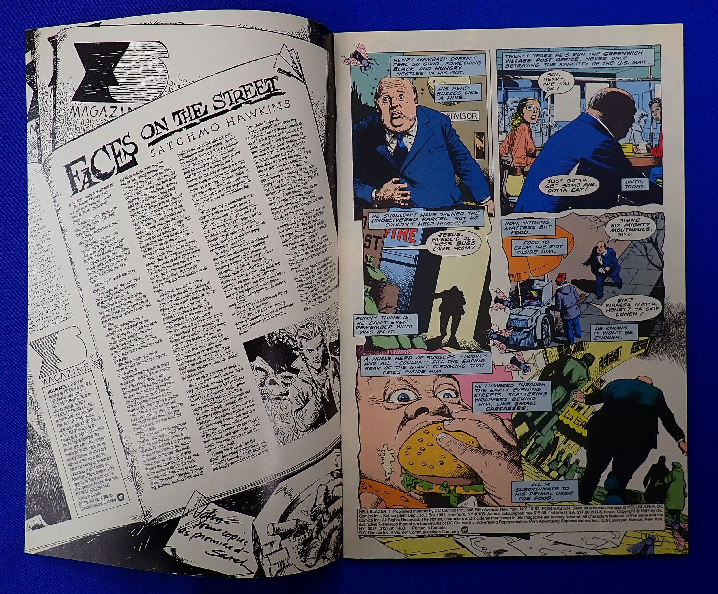 Hellblazer #1 (1988) - NM (9.4+) - 1st Ongoing Series